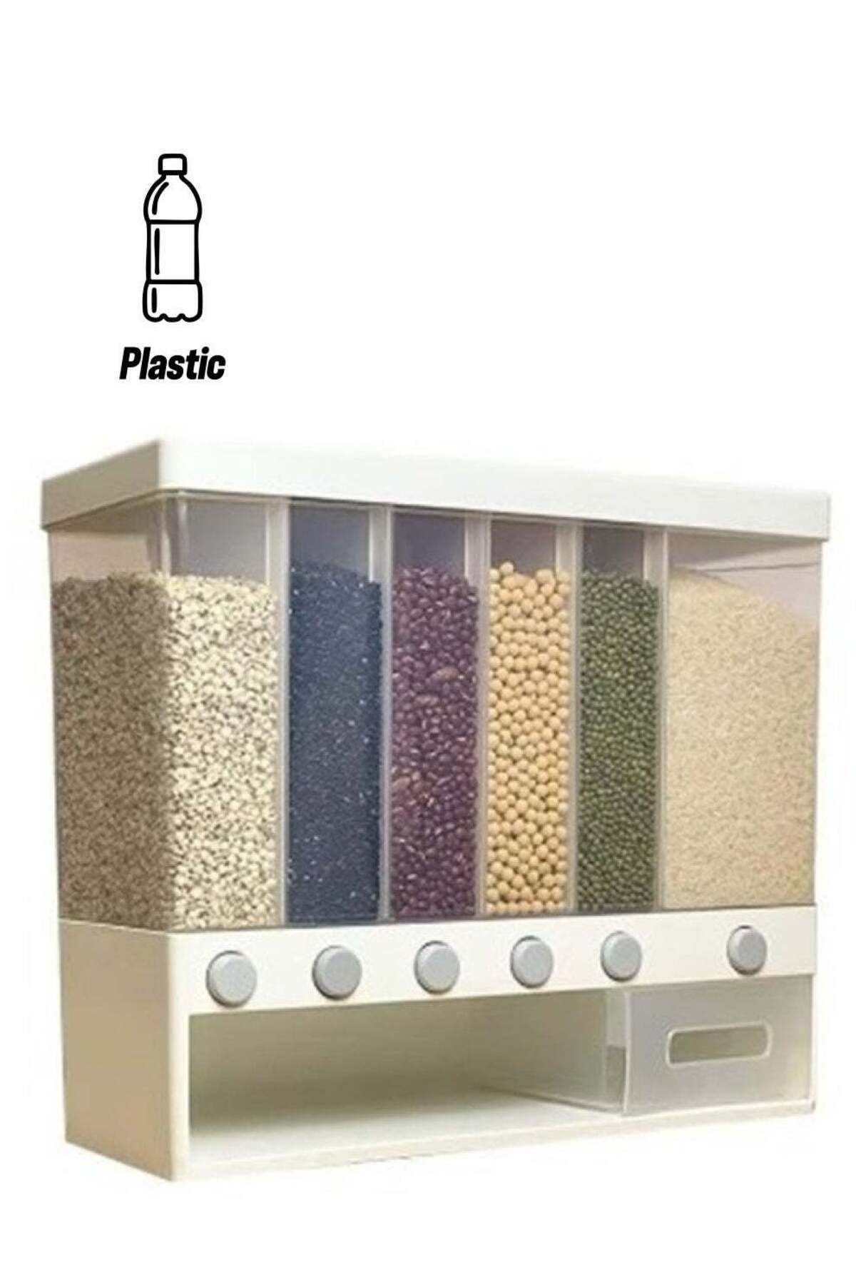 Generic-Bukela Wall Mounted Miscellaneous Grain Rce Bucket Classification Measurement Automatic Rice Discha 1