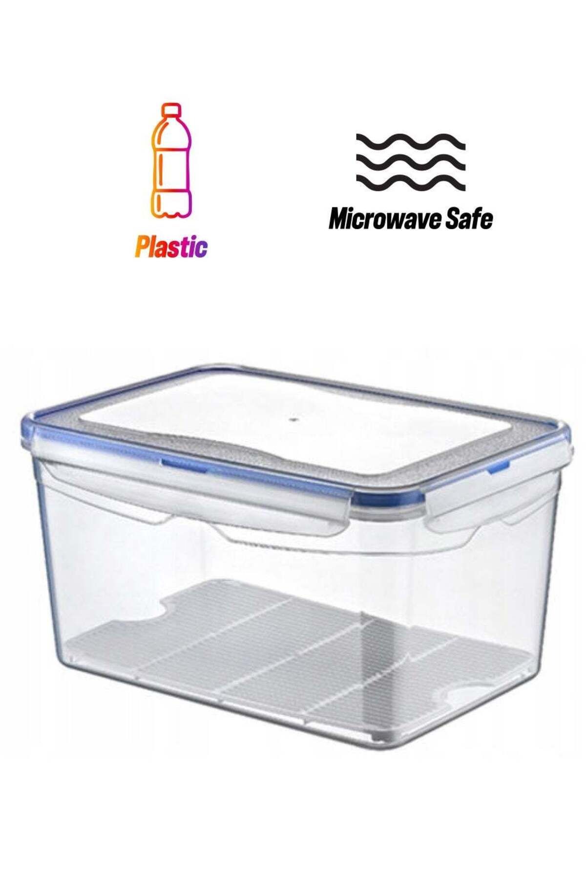 Generic-Hobby Life Air Tight Rectangular Leakproof Storage Box Container 2.4L 1