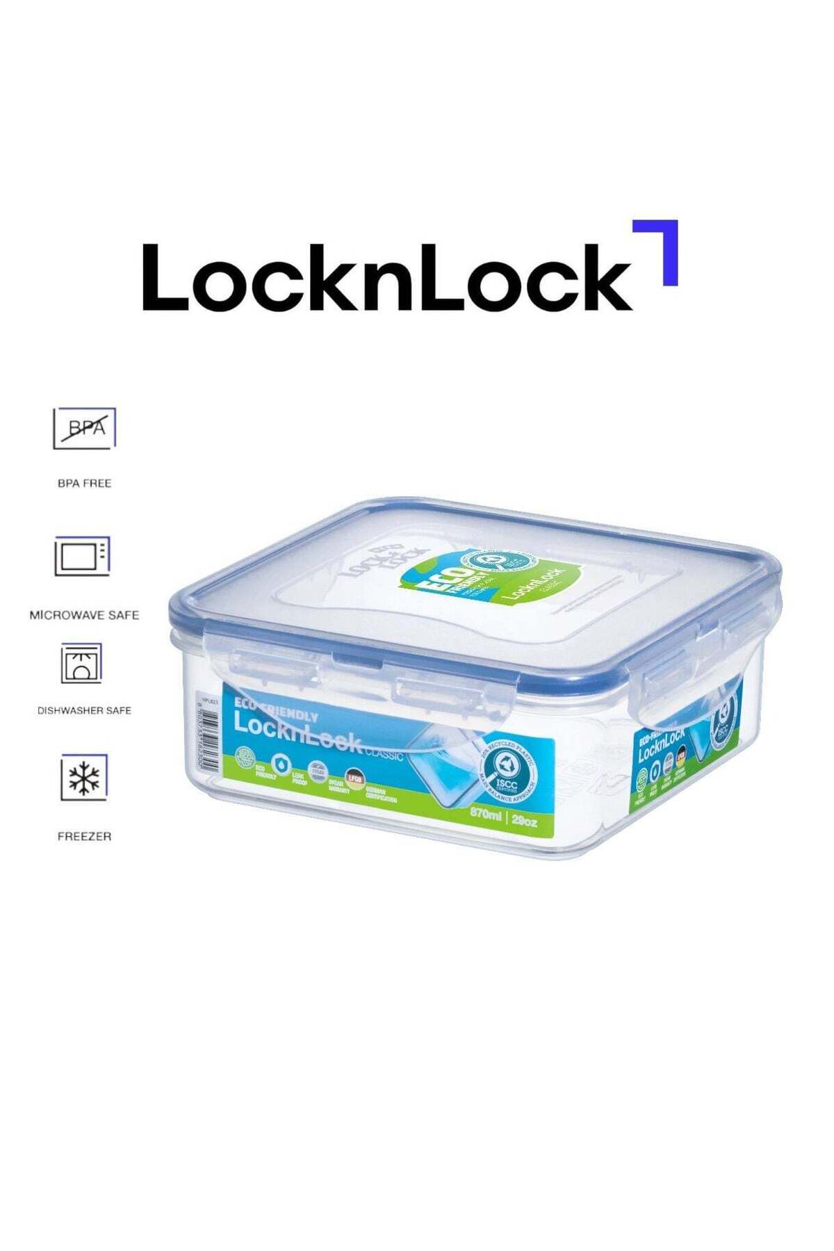 Generic-LOCK & LOCK LocknLock 870ml Rectangular Airtight Food Storage Container - BPA-Free, Microwave, Fr 1