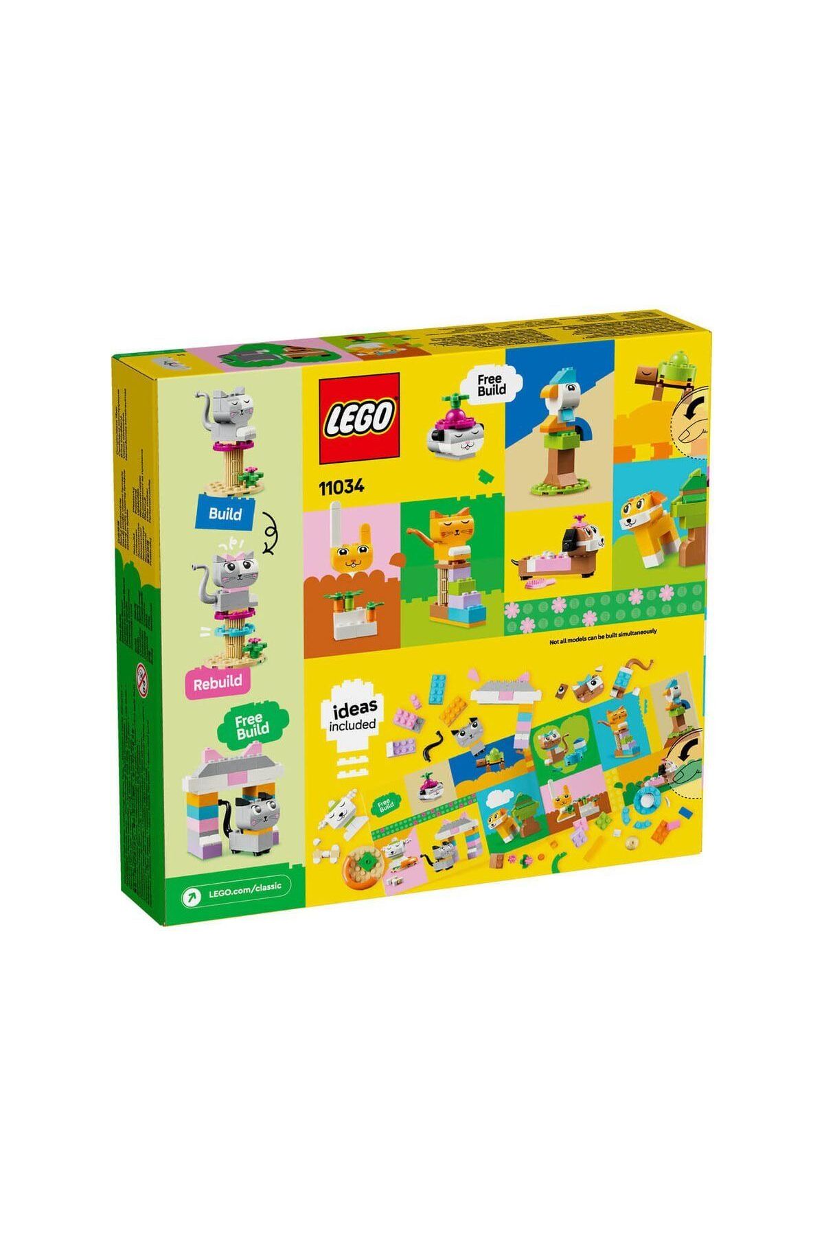 paraply 11034 LEGO® Classic Yaratıcı Evcil Hayvanlar 450 parça +5 yaş Kız Çocuk Erkek Çocuk Oyuncak Eğitici fotoğrafı 4 (önizleme)