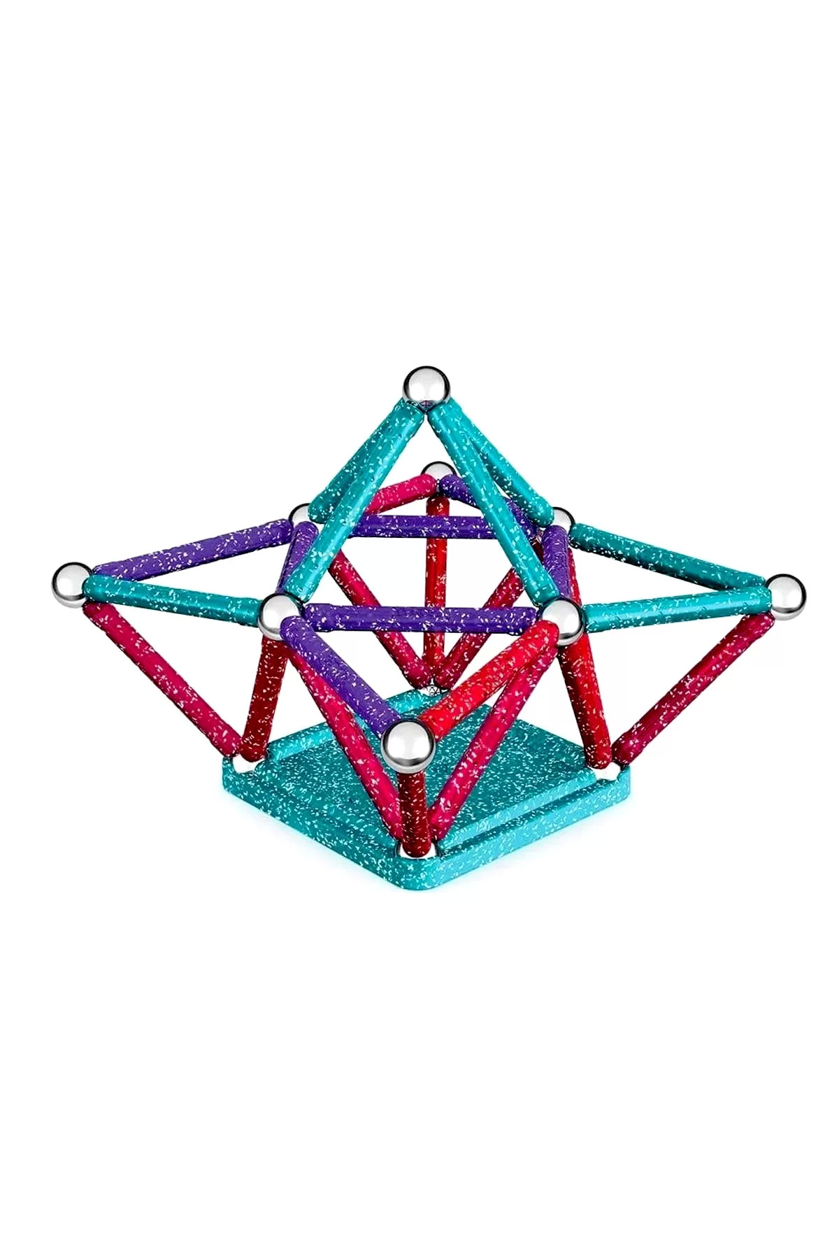 paraply Geomag Glitter Manyetik Zeka Oyunu 60 Parça Kız Çocuk Erkek Çocuk Oyuncak Eğitici Oyuncaklar fotoğrafı 4 (önizleme)