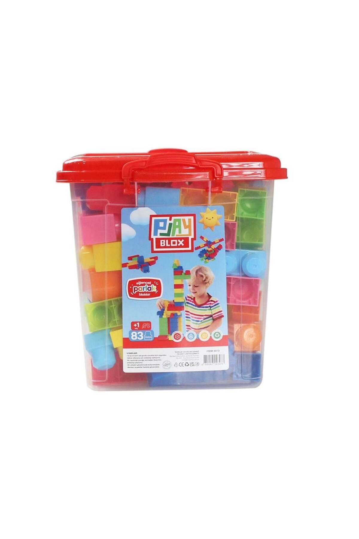 paraply Play Blox Yapı Oyuncakları 83 Parça Kovalı Parlak Renkler Mega Blok Seti 3073 Kız Çocuk Erkek Çocuk fotoğrafı 3 (önizleme)