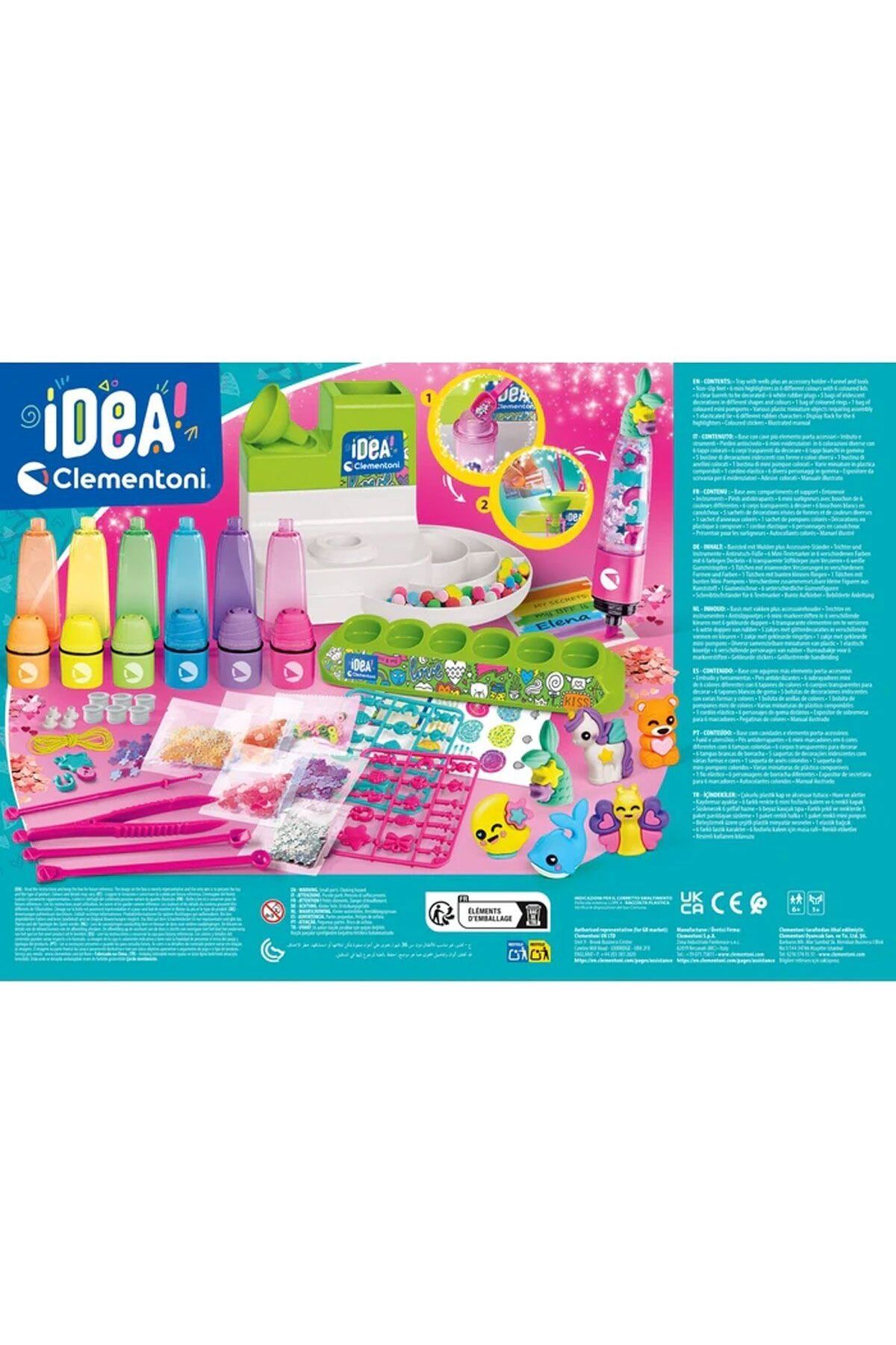 SPOR35 Kız Erkek Çocuk Oyuncak 18860 Idea Clemetoni - Highlighter Studio Kız Erkek Çocuk Oyuncak Eğitici Oy fotoğrafı 3 (önizleme)