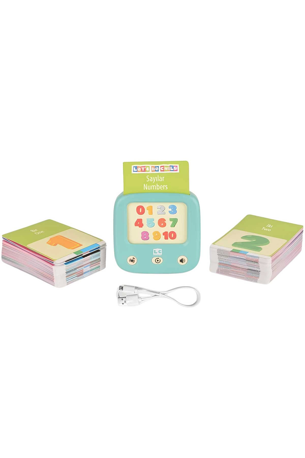 AMALFİ LC Öğretici Türkçe İngilizce Konuşan Flash Kartlar 31050 Kız Erkek Çocuk Oyuncak Öğretici Oyuncaklar fotoğrafı 4 (önizleme)