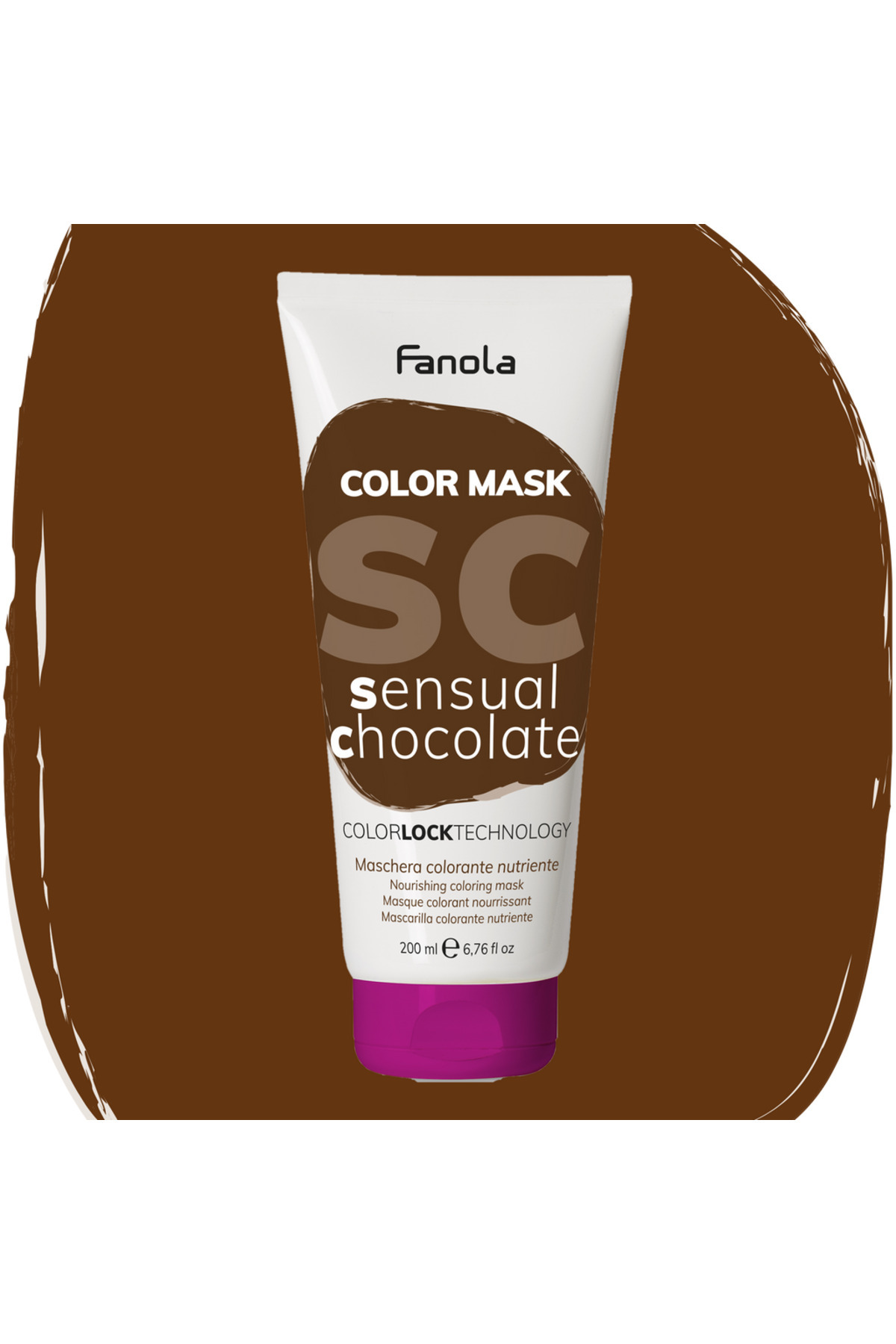 Fanola-Sensual Chocolate Nourishing Color Mask 200ml 2