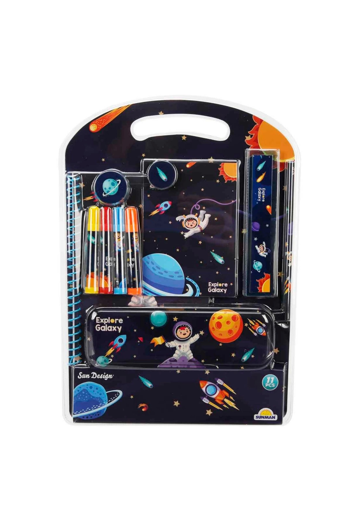 NEWBRENDHOME Öğretici Eğitici Oyuncaklar 11'li Kırtasiye Seti Kız Erkek Çocuk Oyuncak fotoğrafı 2 (önizleme)