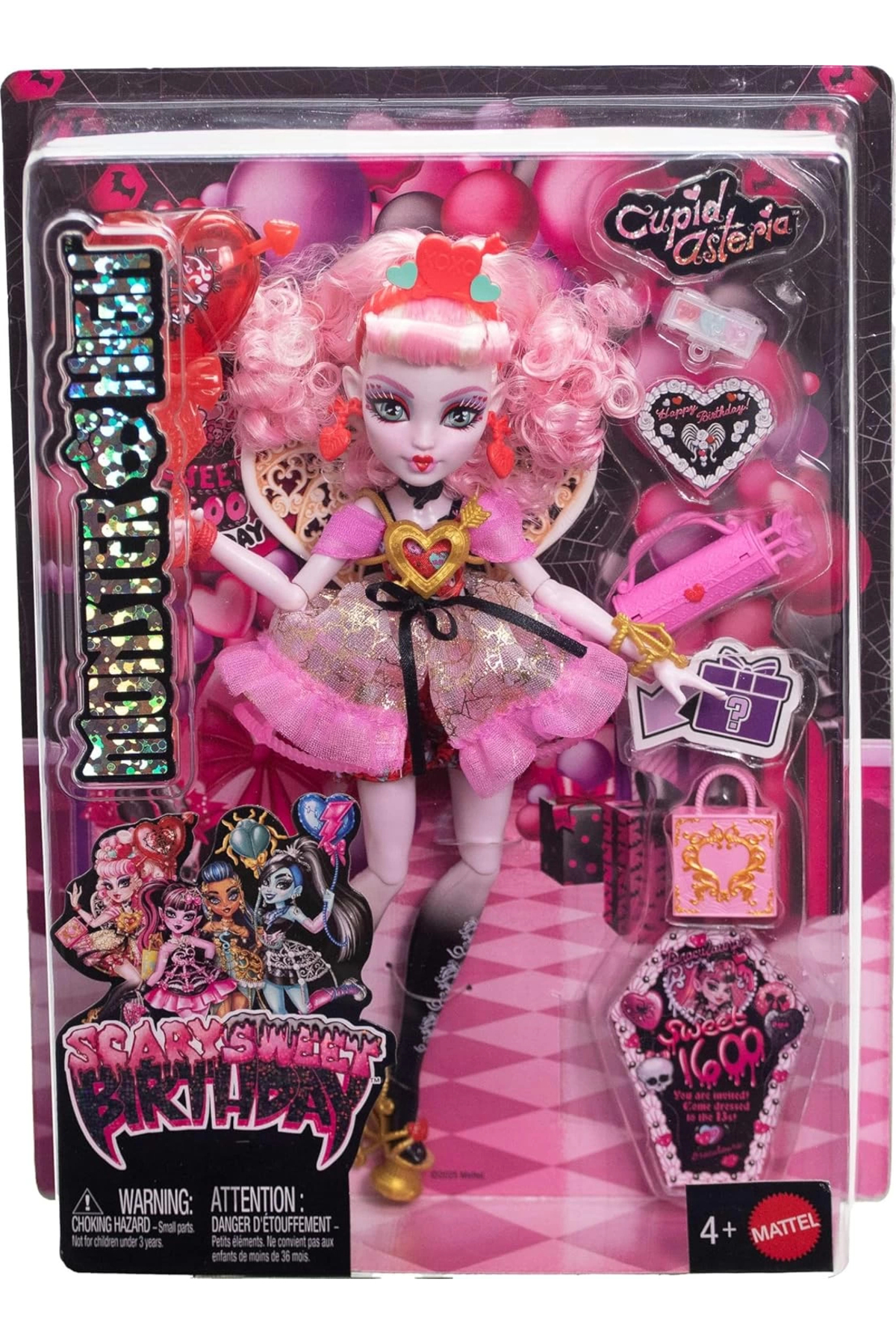 MONSTER HIGH Havalı Doğum Günü Serisi Cupid Asteria JBG77 - Fiyatı