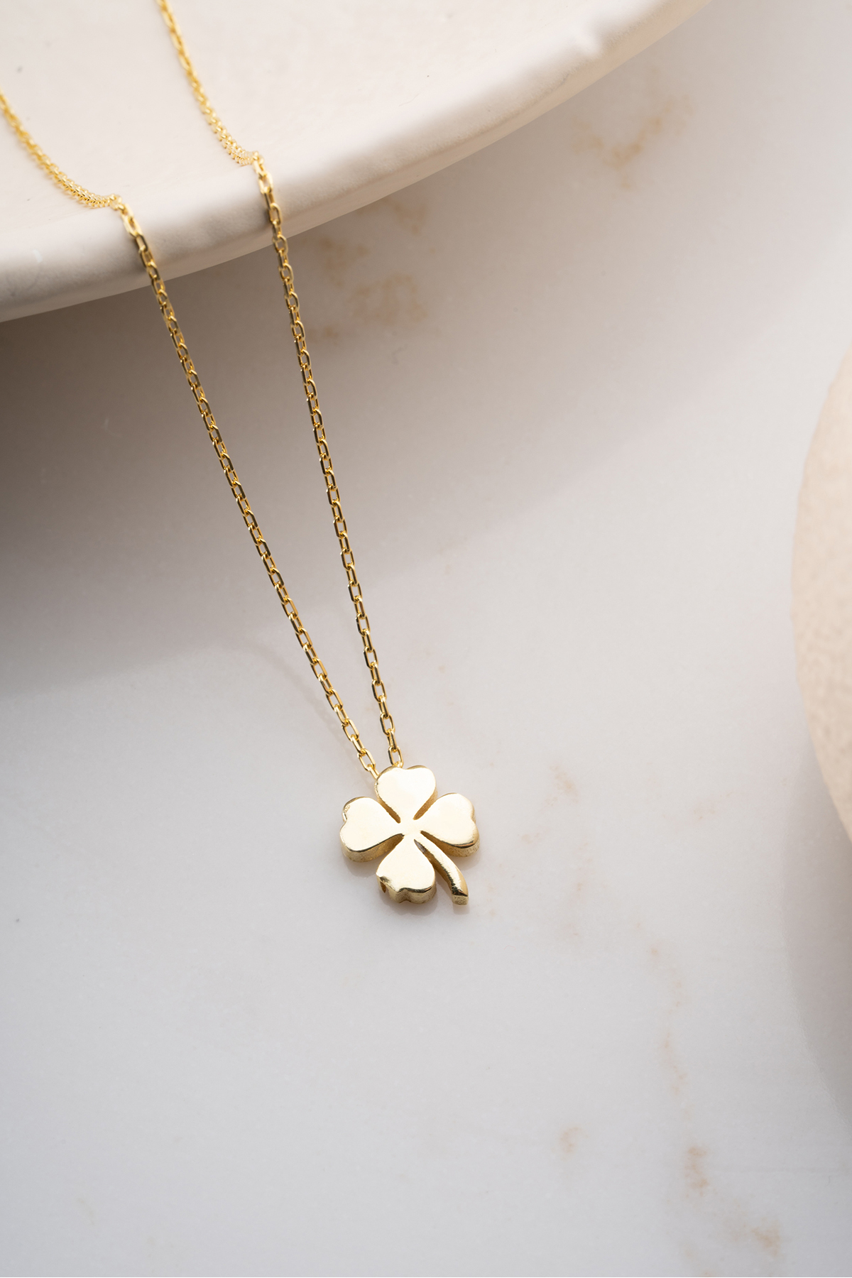 Silvano Jewelry 925 Ayar Gümüş Yonca Kolye görsel 4