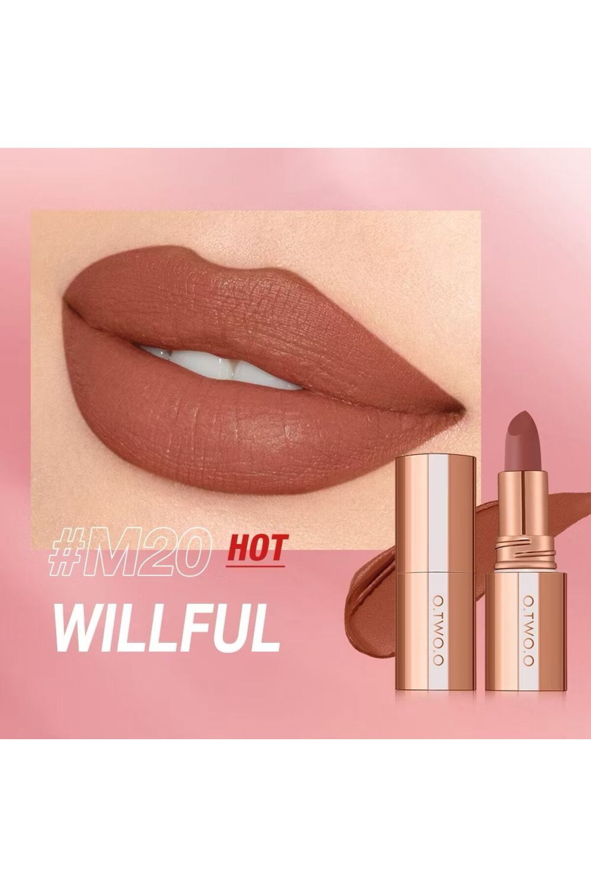 o.two.o-Otwoo matte lipstick #M20 willful 1