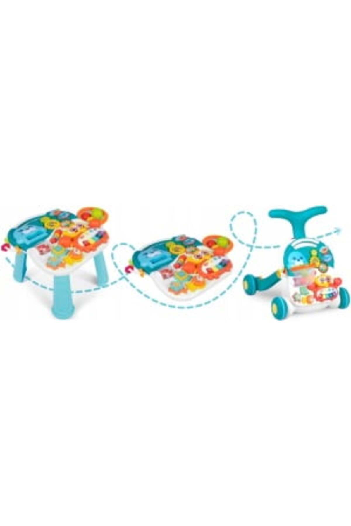 Ricokids-Interactive 4-wheel walker, convertible into an interactive activity table, 3 6