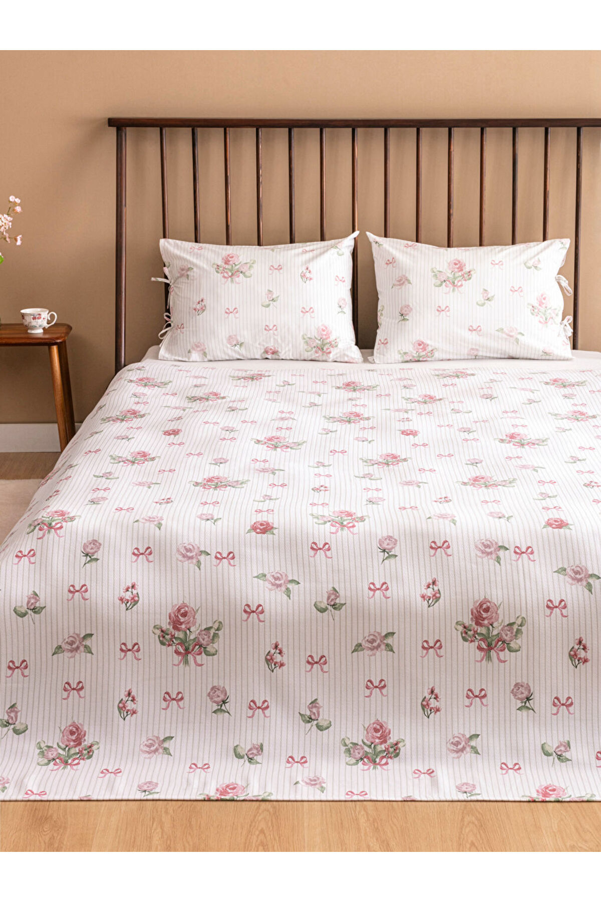 LC Waikiki-Sparkling Selections from Shining Store |   Bow Patterned Cotton Double Pique Set 2