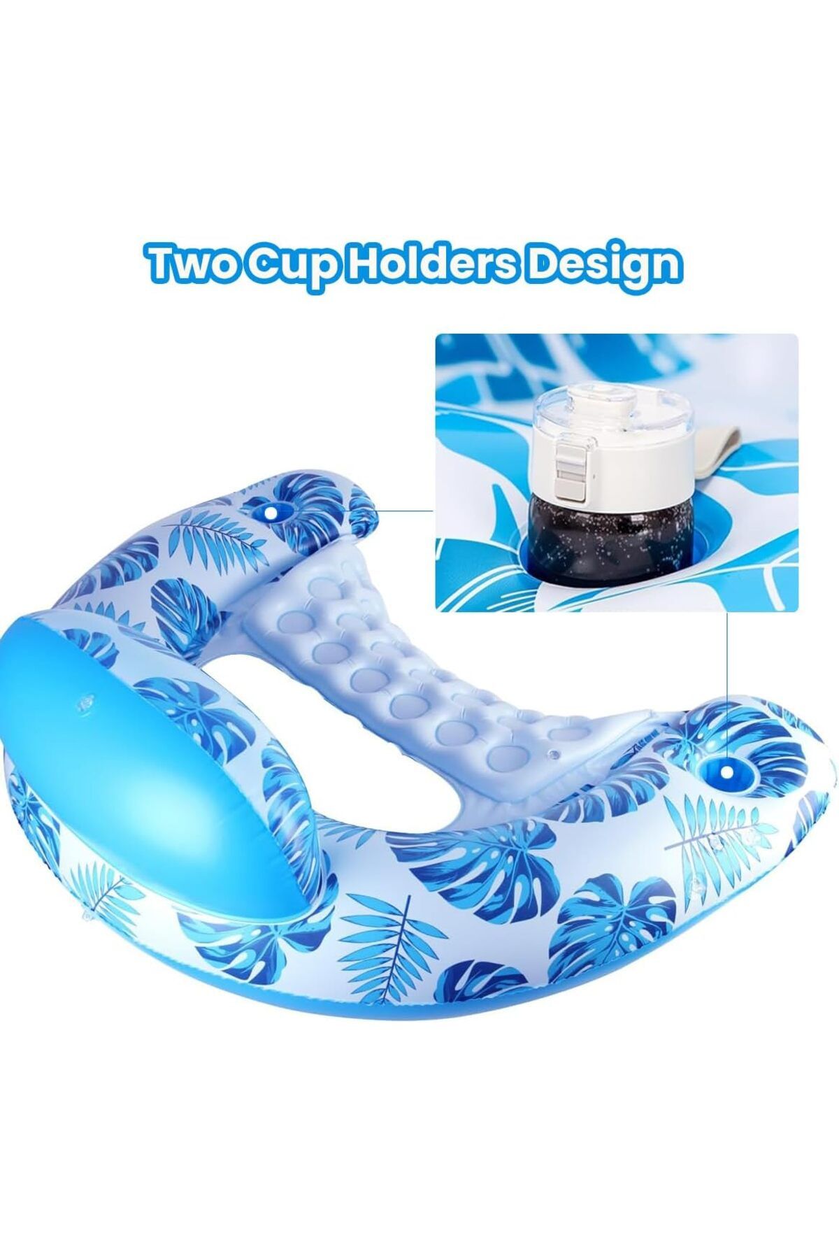 erorex-Inflatable Pool Floats Adult 4 1 Multi Purpose Pool Float Rafts Water Hammock Pool Floats Adults 4