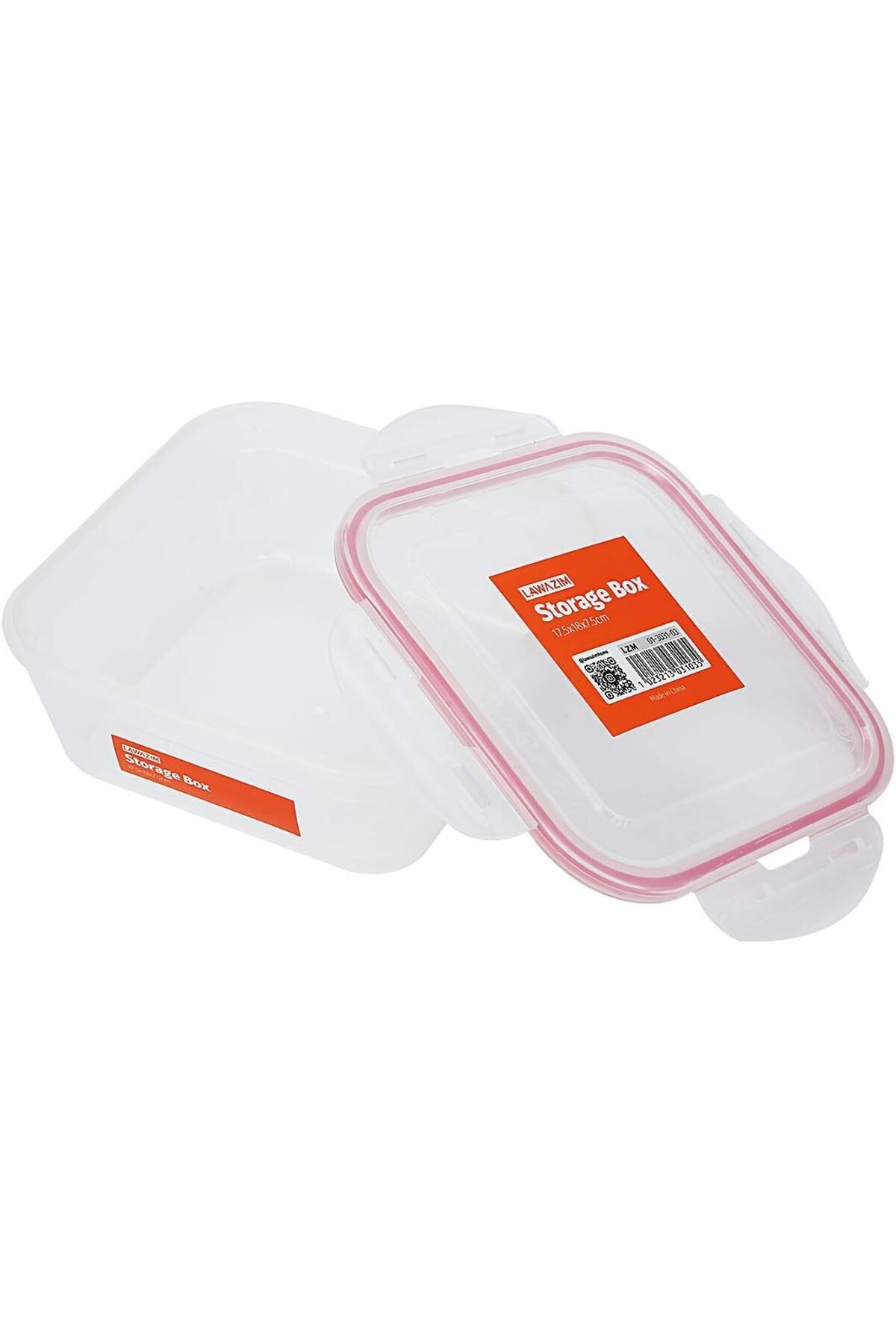 erorex-Plastic Airtight Container Storage Box Set 6 Piece Storage & Organization Containers Shelf Baskets 6