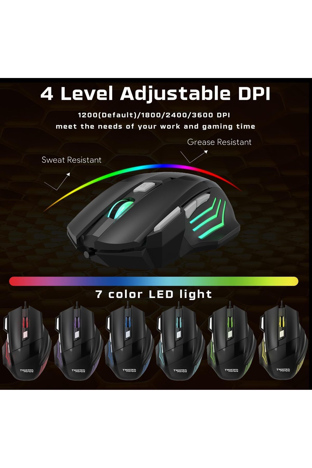 erorex-4 1 Gaming Bundle – Tm Fusion X 87 Key Wired Mechanical Keyboard 4 Level Dpi Adjustable Mouse 5