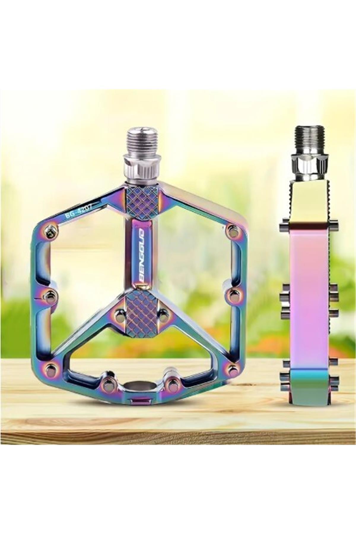 BENGGUO Alüminyum Platform Rulmanlı Pedal - Rainbow