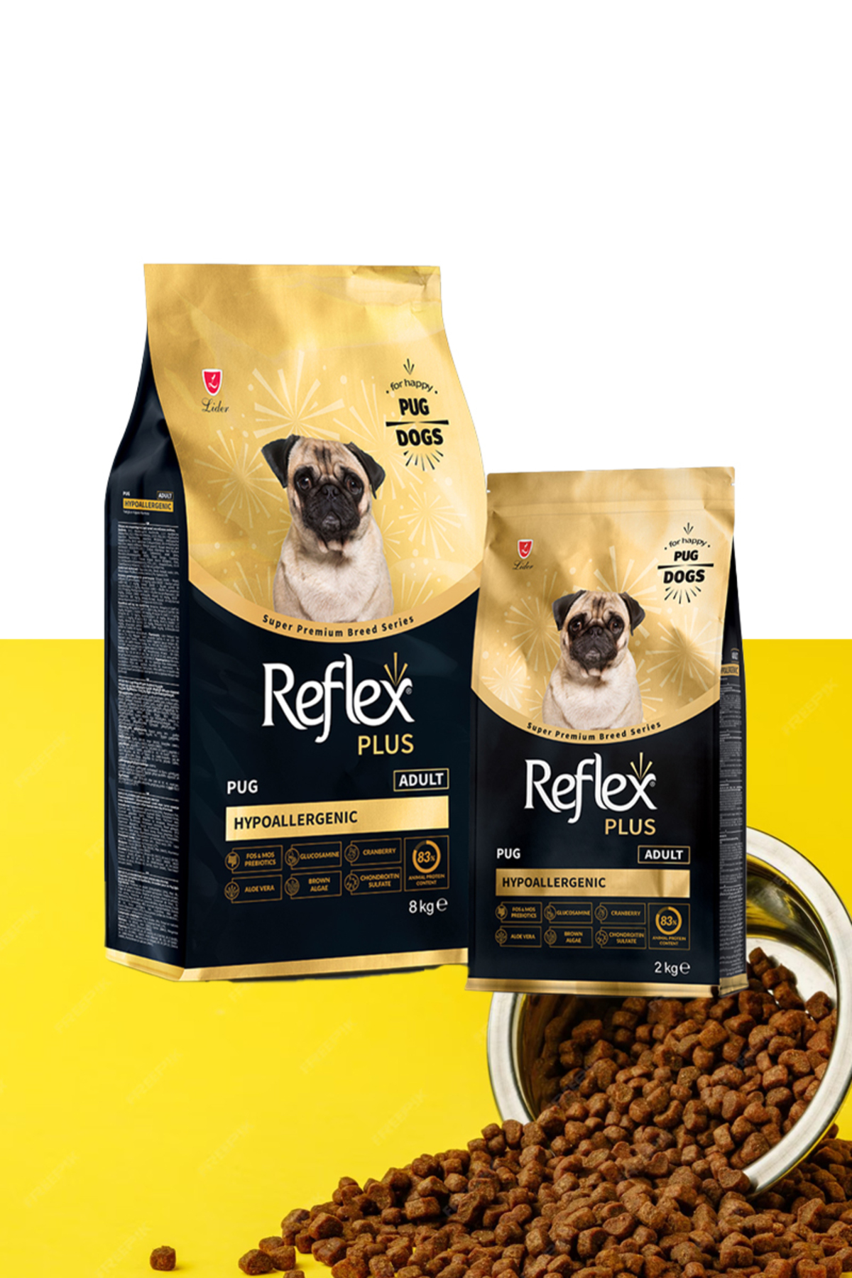 Reflex Yetişkin Pug Köpekler İçin Kuru Mama - 2 Kg - Fiyatı, Yorumları