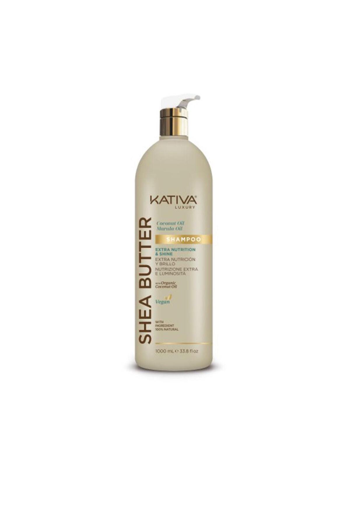 Kativa-Sampon cu extract de unt de shea SHEA BUTTER 1000 ml 1