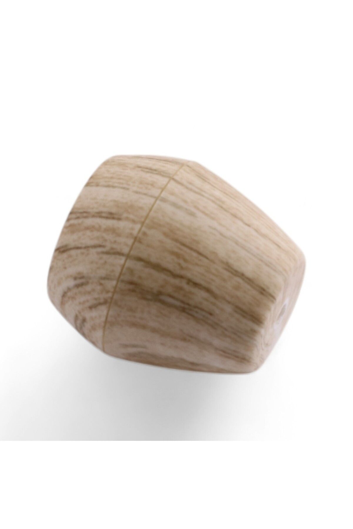 Badem10-Mercury Button Light Walnut Color Furniture Kitchen Wardrobe Cabinet Drawer Handle Handle Plastic Single Screw Handle 6