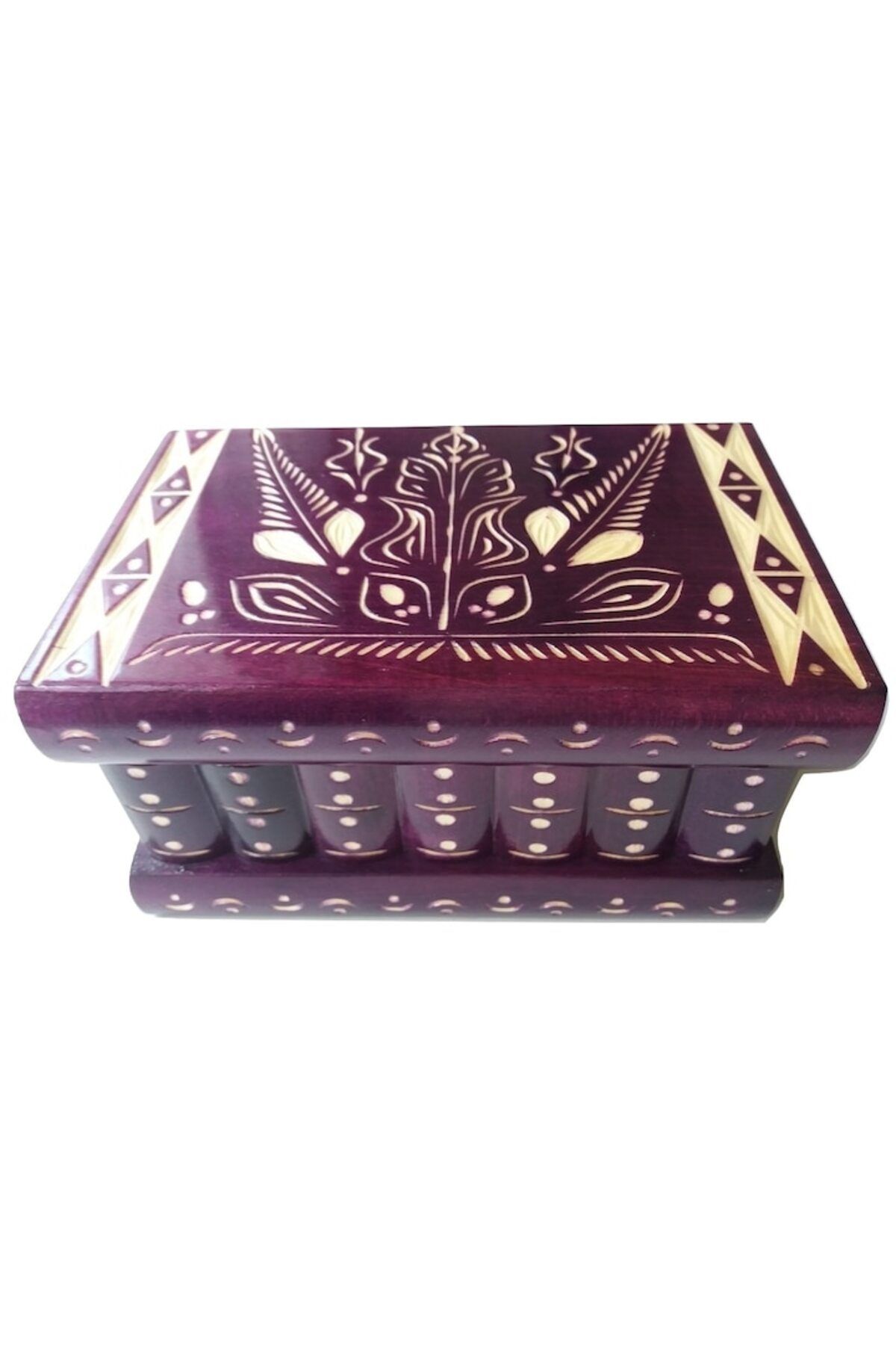 AZI-Puzzle Box with Hidden Key, Secret Box Purple Color 3