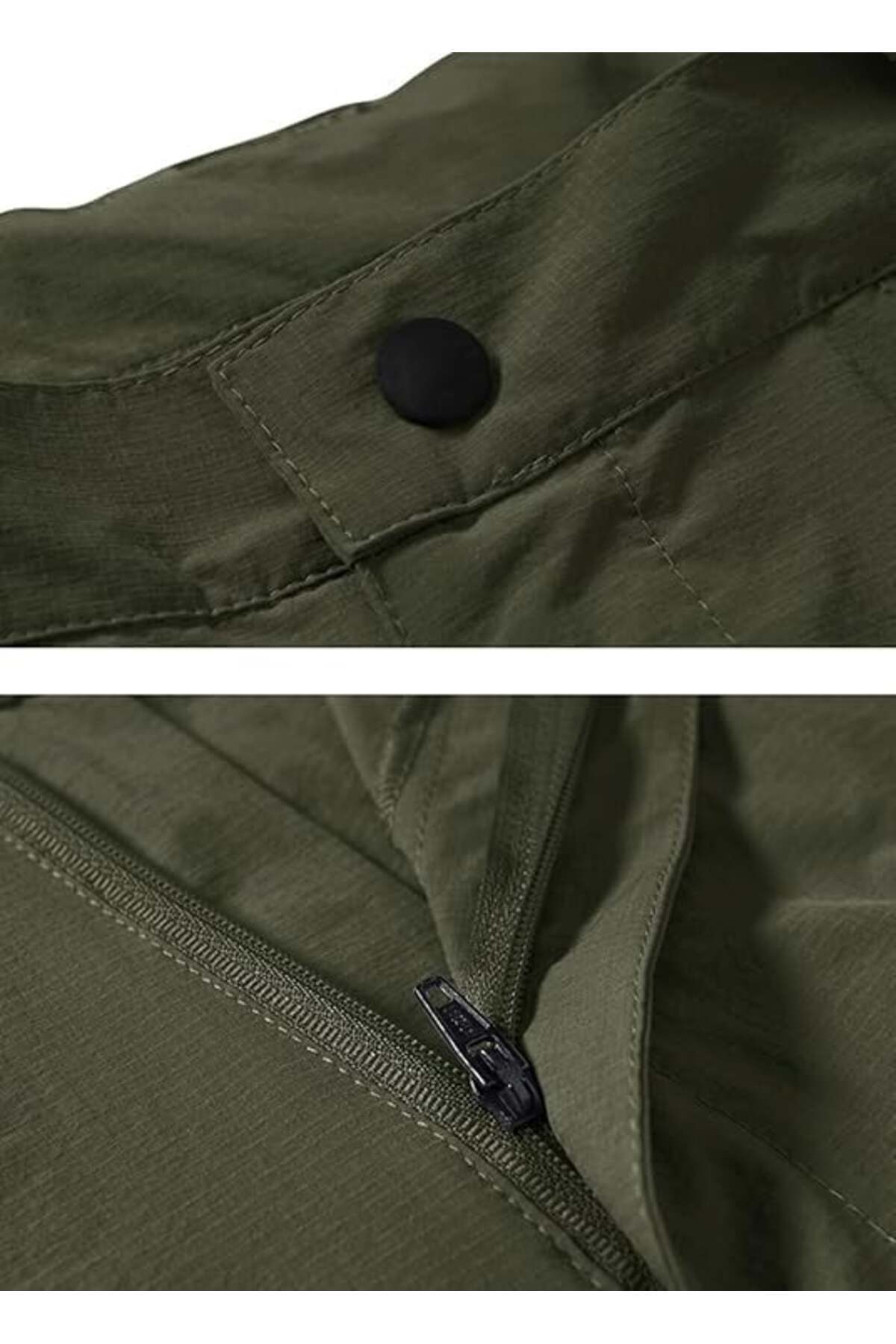OEM-Quick-drying, elastic, functional, waterproof shorts with elastic waistband, green 32 4