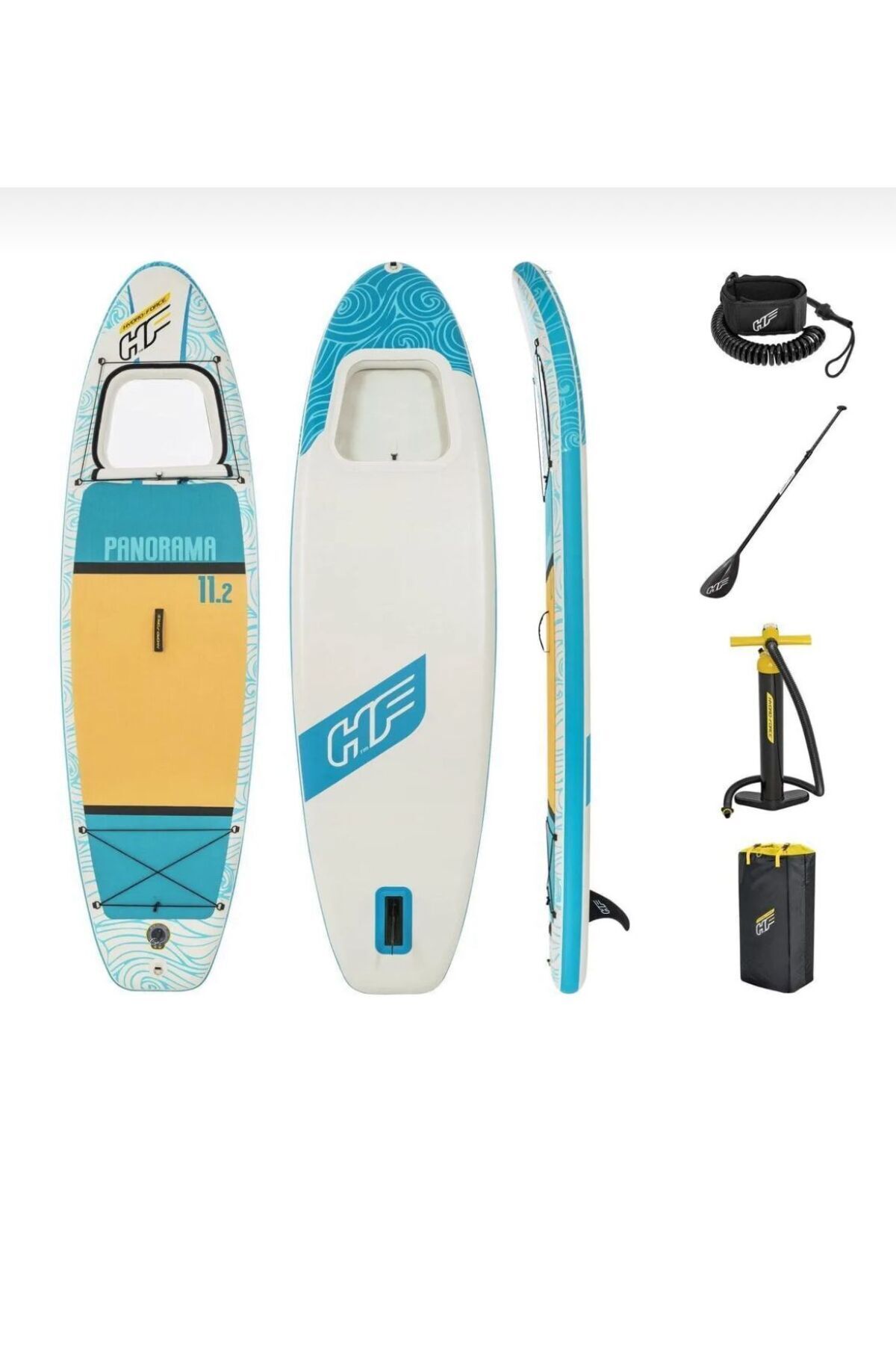 KGF+ Hydro-Force Panorama 340x89x15 cm SUP Paddle Board Set