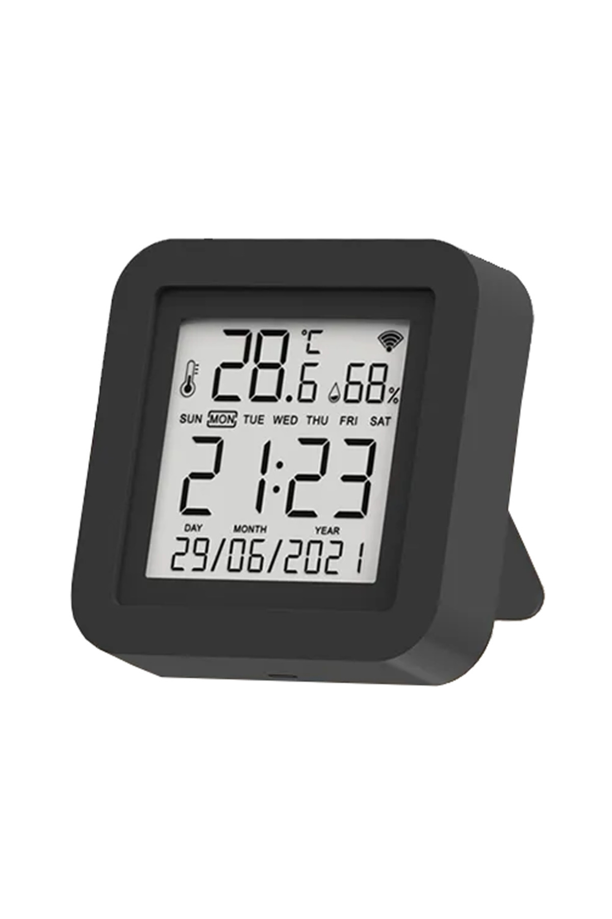 OEM-Temperature and Humidity Sensor with IR Remote Control Function, Tuya / SmartLife Compatible 2