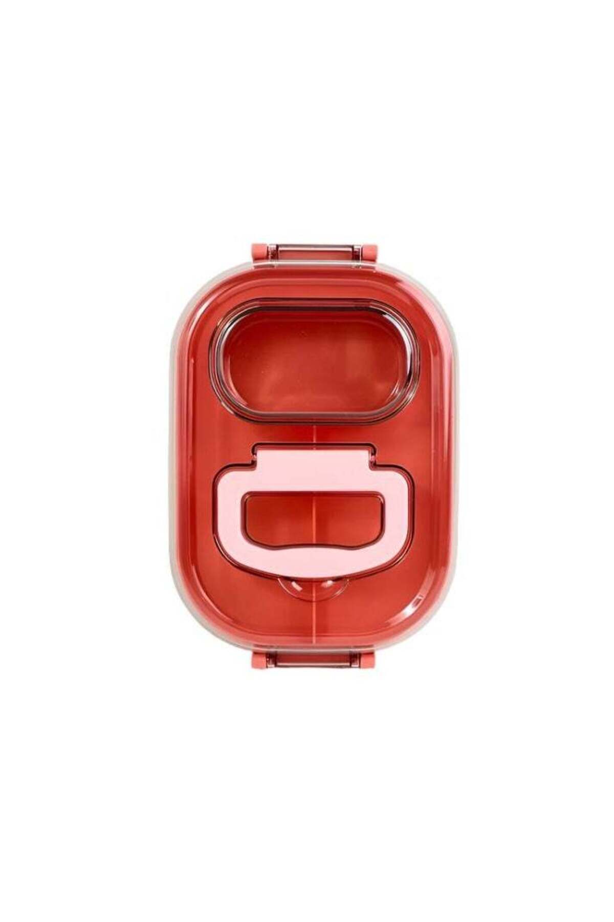 Midi-Lunchbox 950 ml with colored holder and sauce box 1