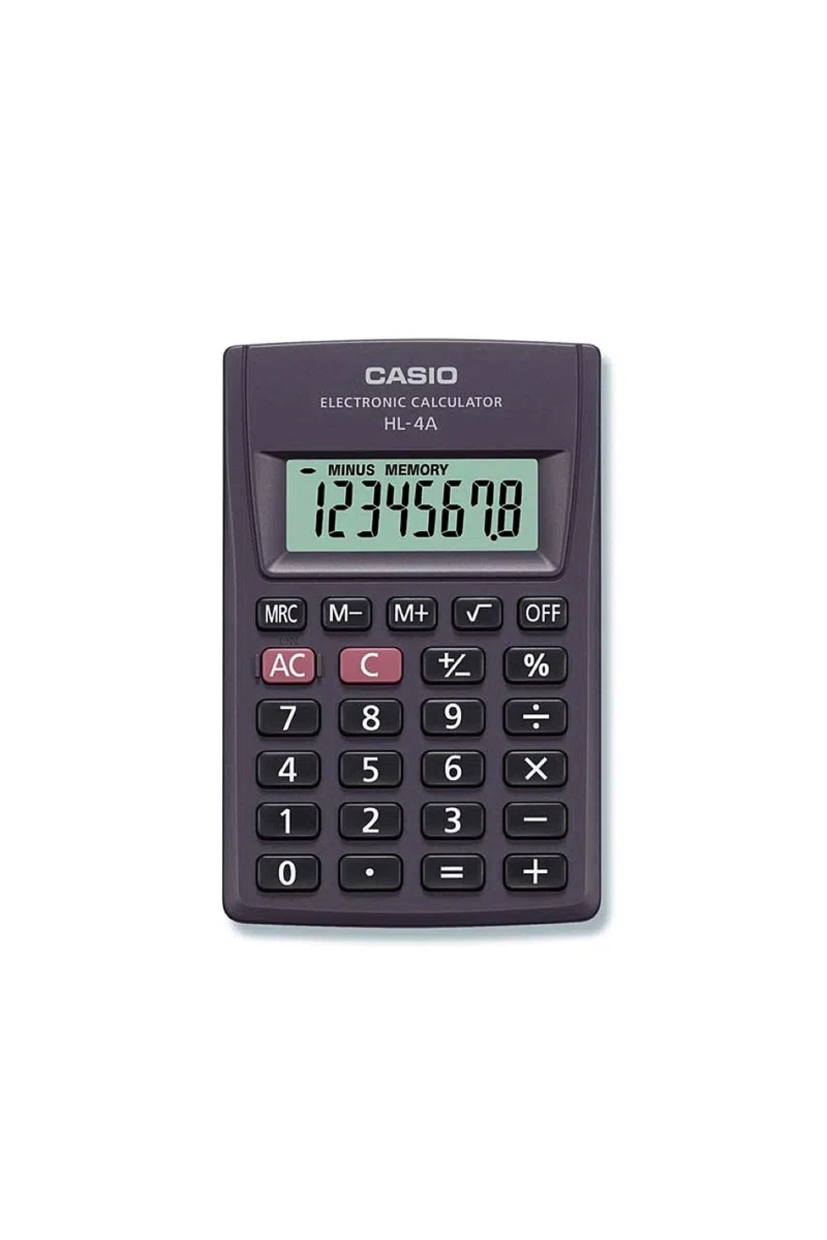 Casio-Pocket calculator 8D HL-4A, 11 functions, 8 digits 1