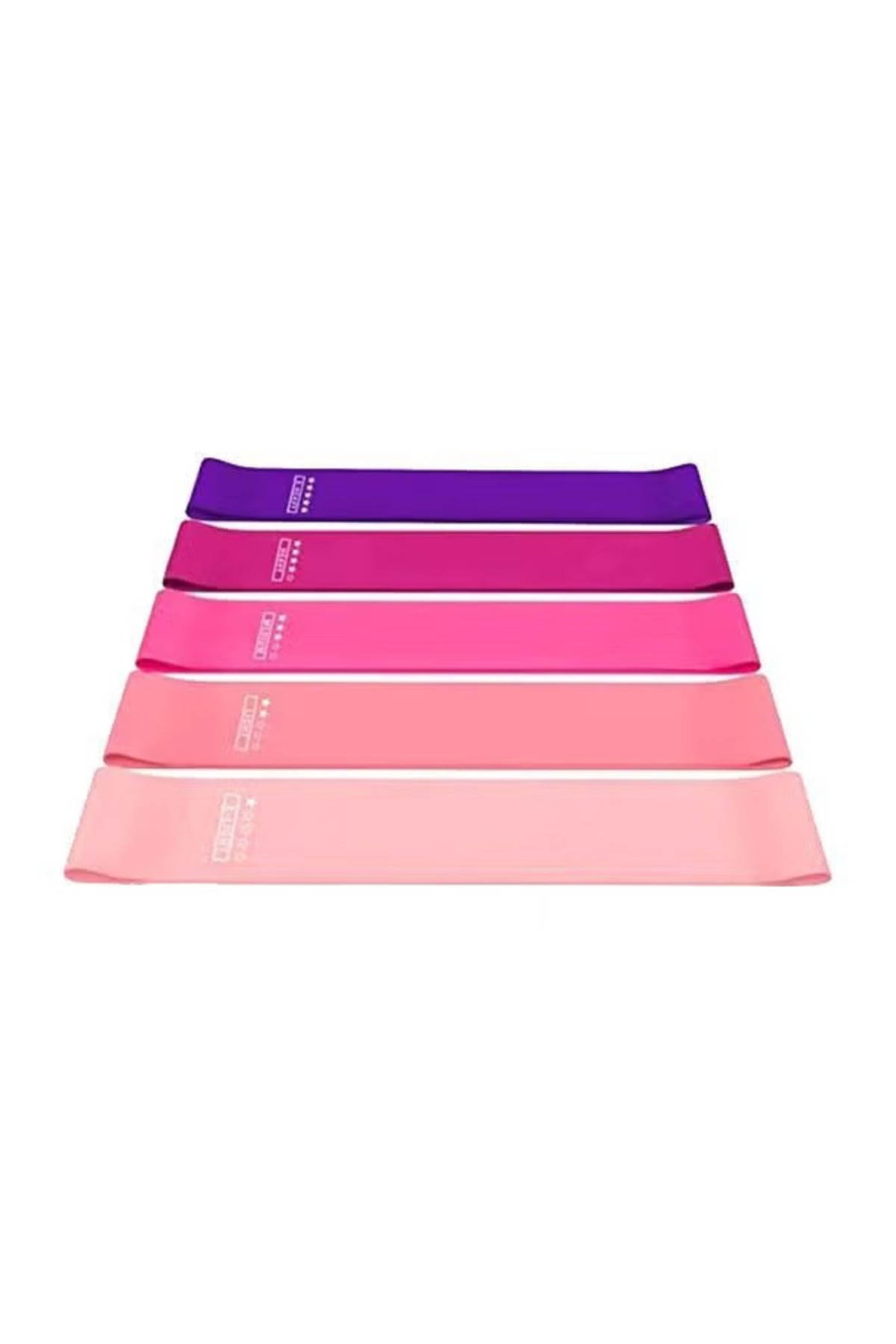5-Piece Resistance Loop Bands Set with Carry Bag 12x2 Inch, RSB-002,