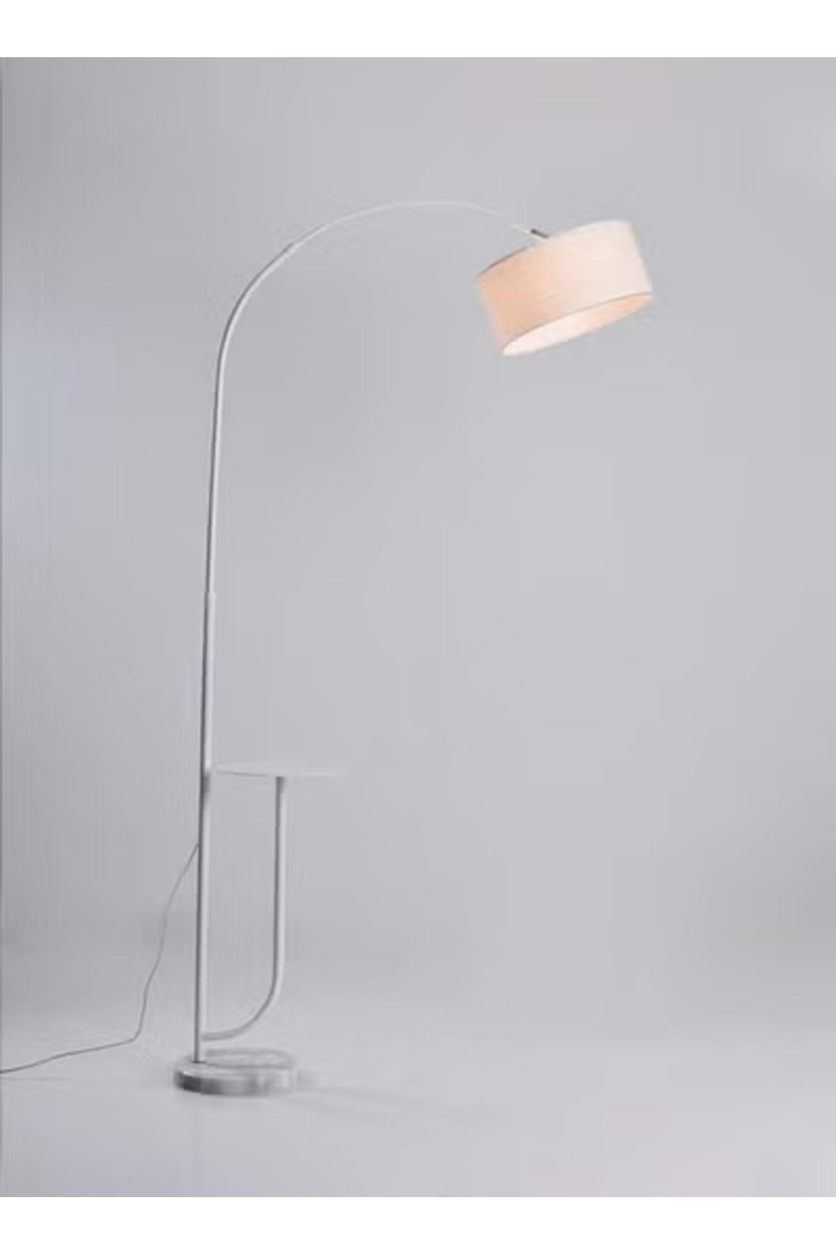 Taimi-Dimmable Vertical Floor Lamp With Warm Light Pure Marble Base with Coffee Table Tray 4