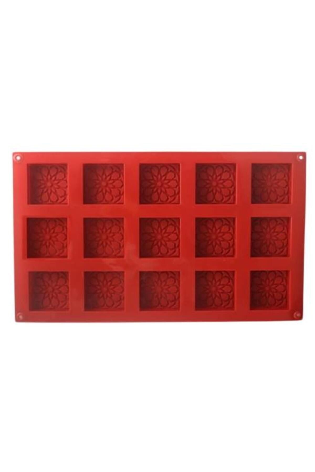 Pastaland-Silicone Cake Mold with Square Pattern 2