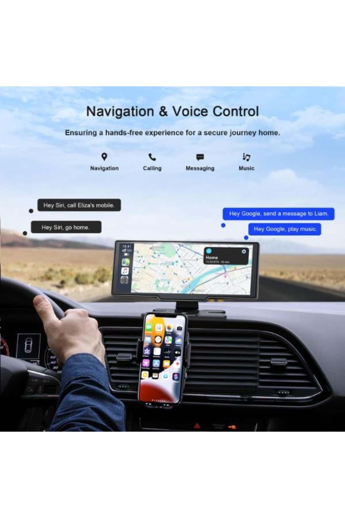 İstangül Butik-Apple and Android Carplay with Dual Lens Camera 3