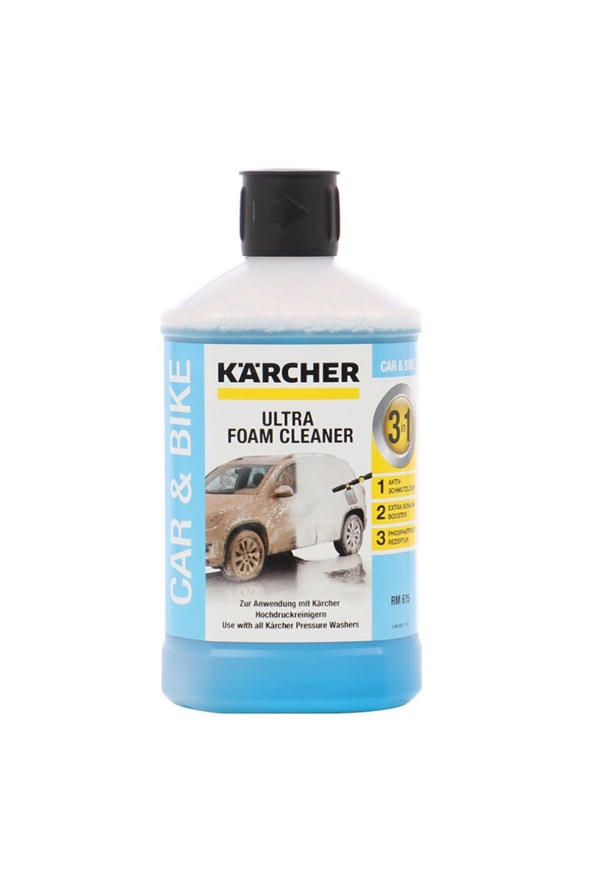 Karcher-Ultra Foam car detergent, 3-in-1, ultra foam, intensive foam and active cleaning, for... 1