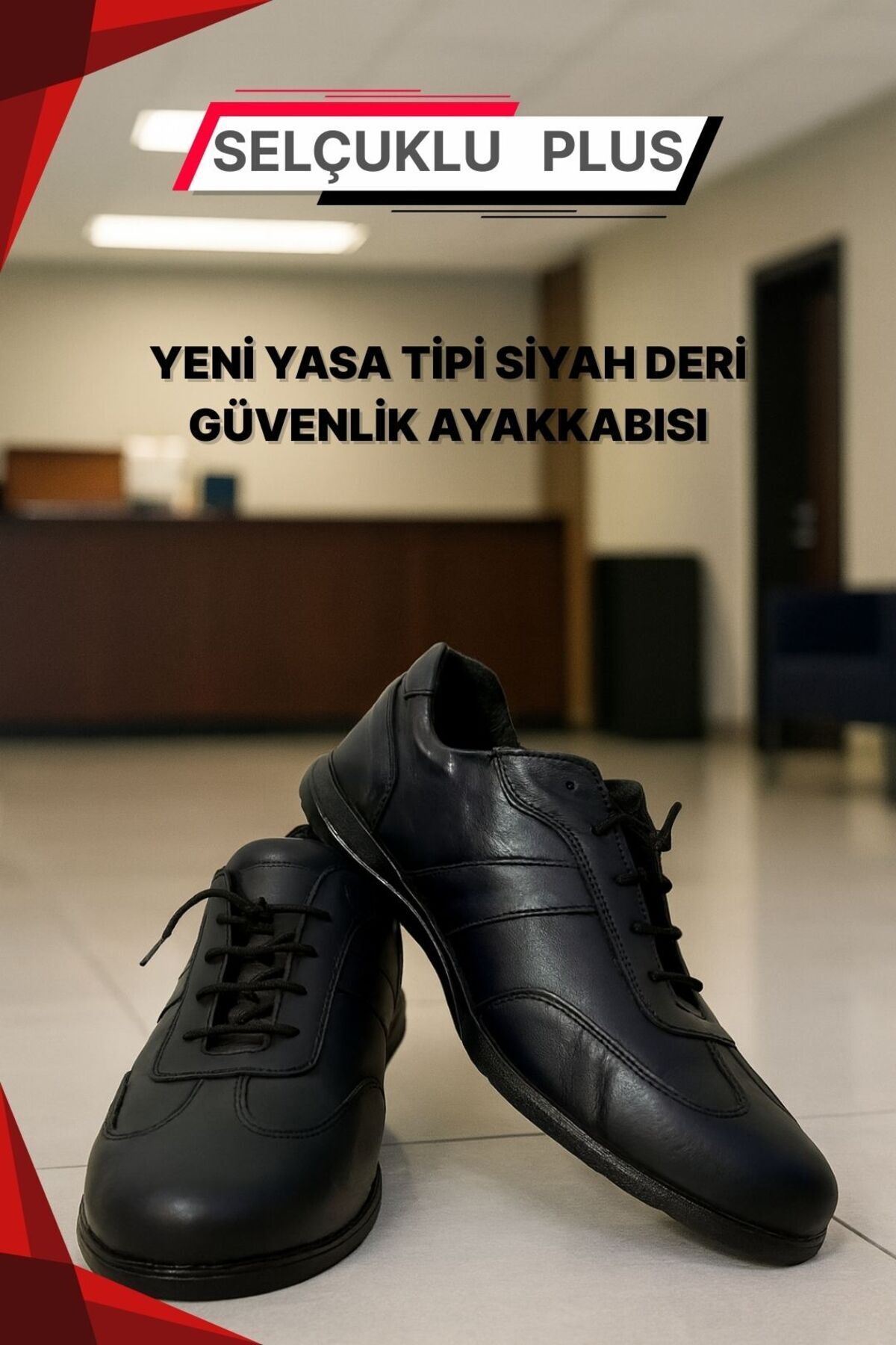  کفش ایمنی چرم مشکی جدید مدل Legislation 