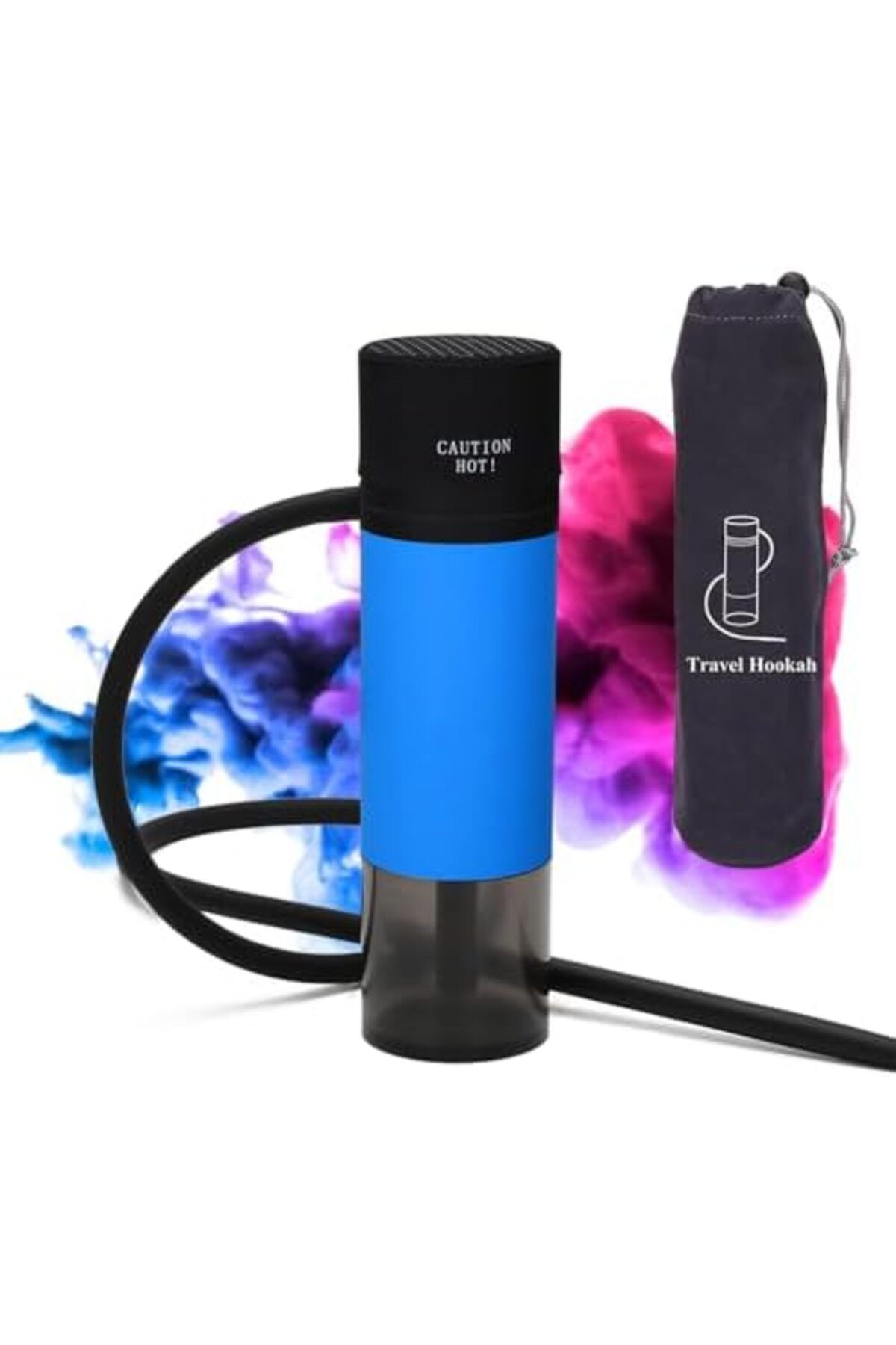 CAUTION-Mini Hookah Set Portable Hookah Cup With Everything, Unique Concept Hookah To Go for Single Person, 1