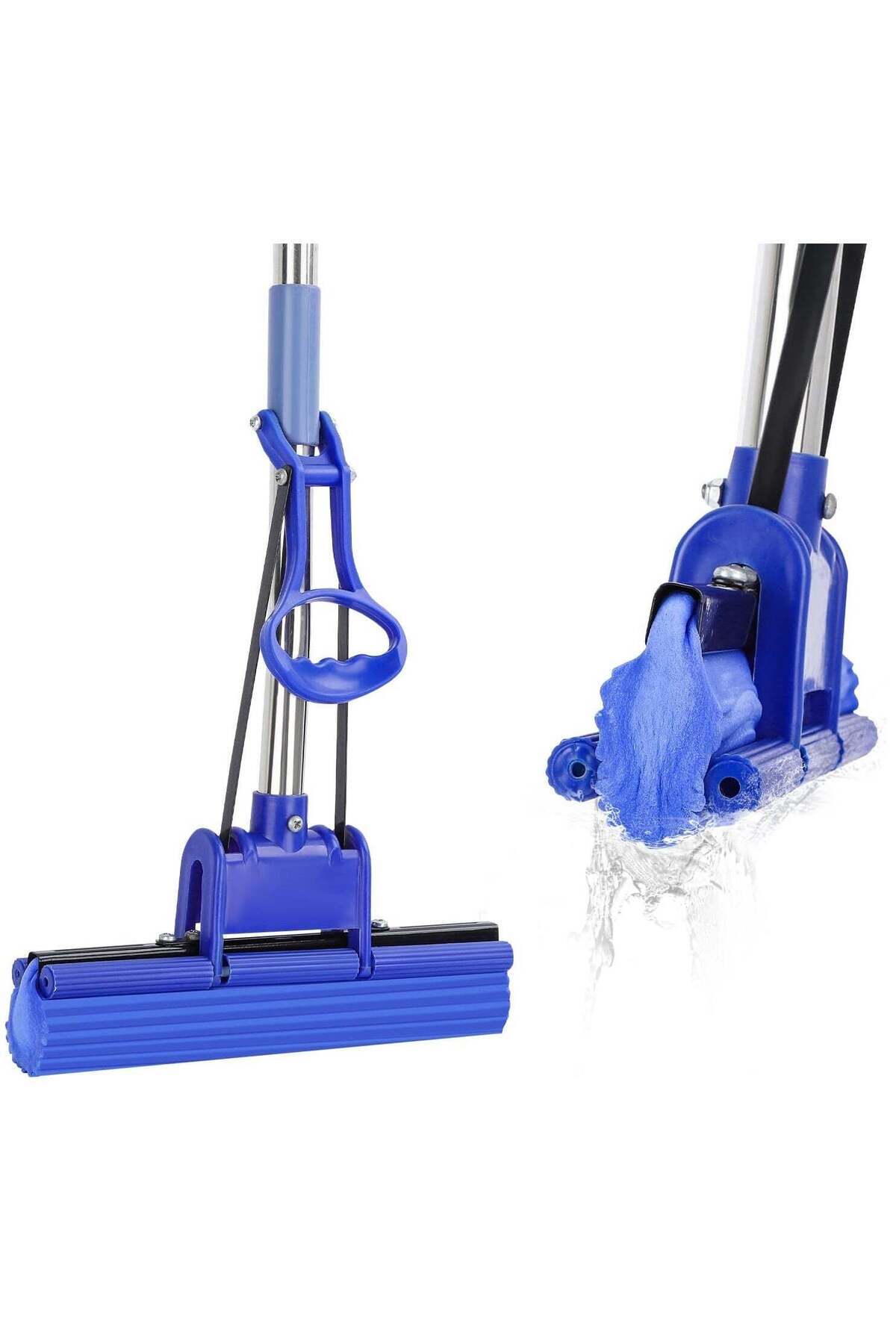 Generic-PVA Sponge Mop | Super Absorbent Synthetic PVA Sponge | Powerful Spring Wringing Function | Adjusta 1