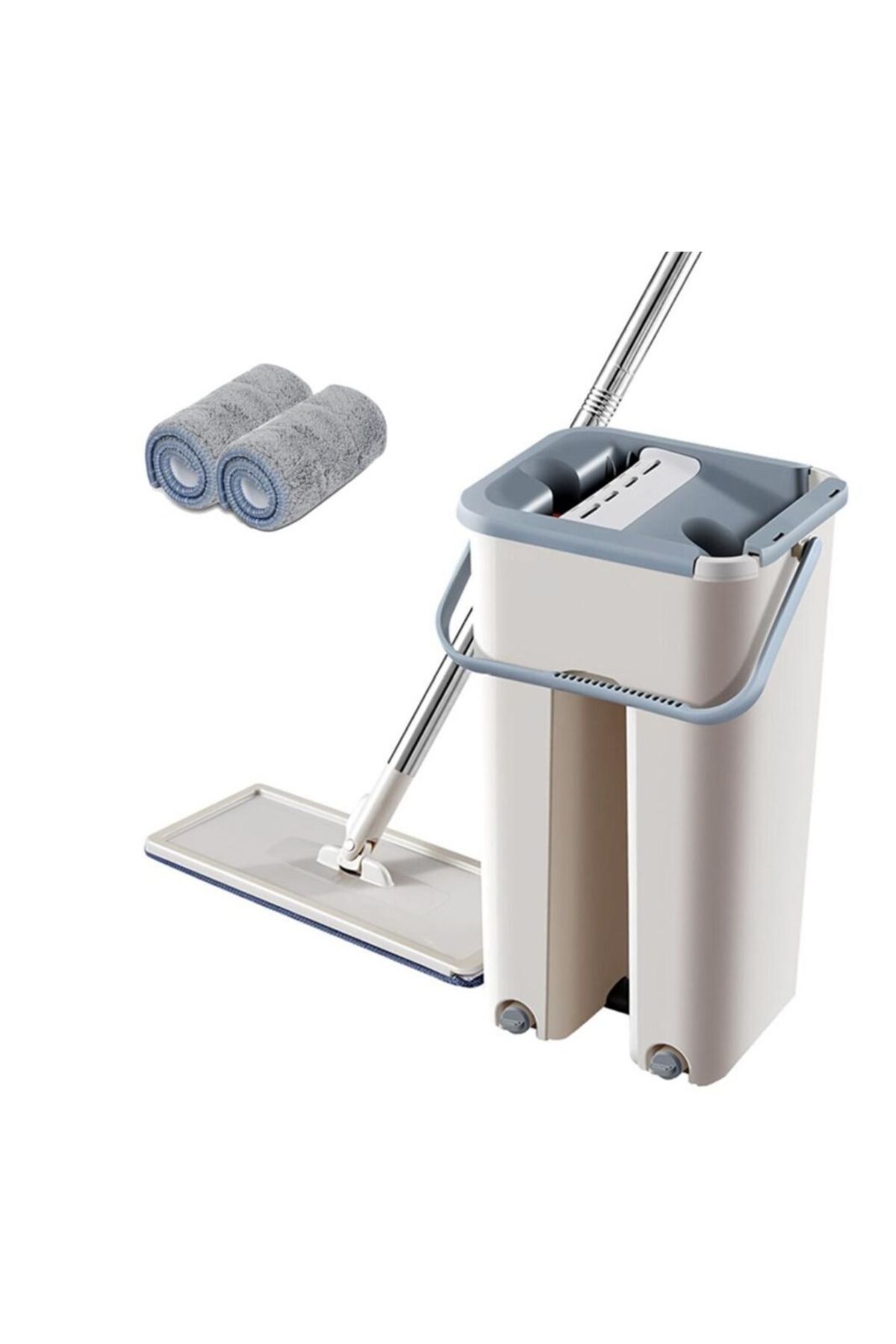 Generic-Scratch Scratch Cleaning Mop with 2 in 1 Self Clean Wash Dry Hands Free Flat Mop 1