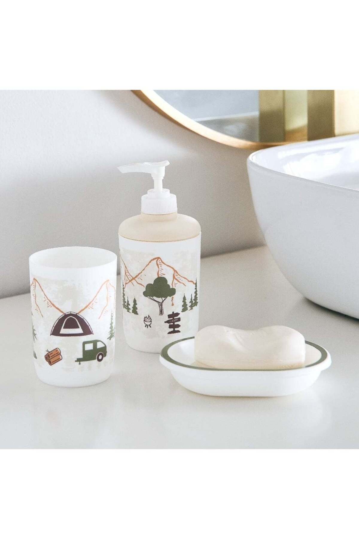 Generic-Home Box Joy Adventurer Gemini 3-Piece Bath Accessories Set 13 x 3 x 9 1