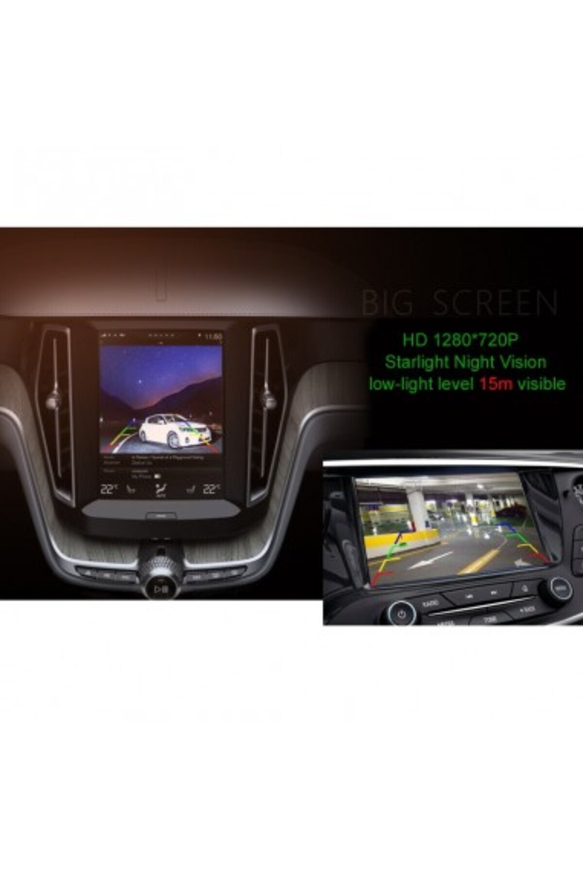 Audi-HD reversing camera, 170 degree angle with StarLight Night Vision A1, A4, A5, A6, A7, Q5 5