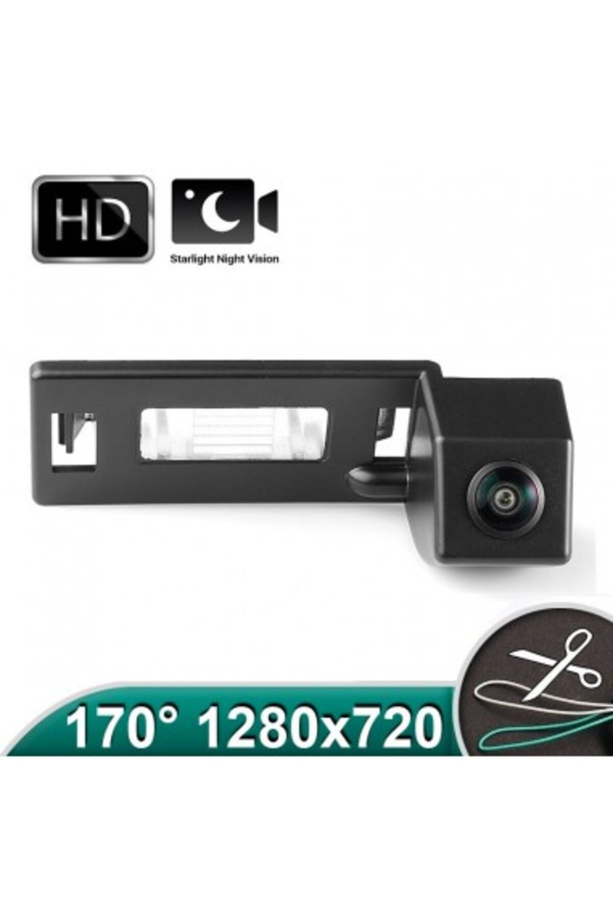 Audi-HD reversing camera with StarLight Night Vision for A1, A4, A5, A6, A7, Q5 1