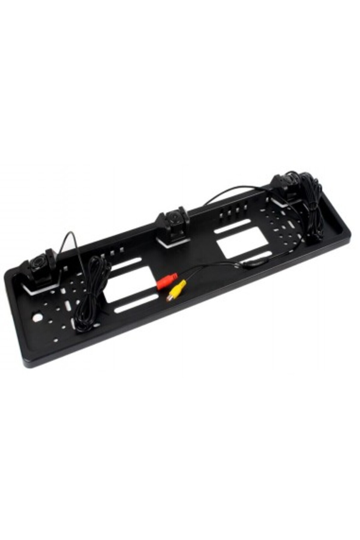Xenon Bright-2-in-1 parking system on license plate holder with reversing camera and 2 sensors 1