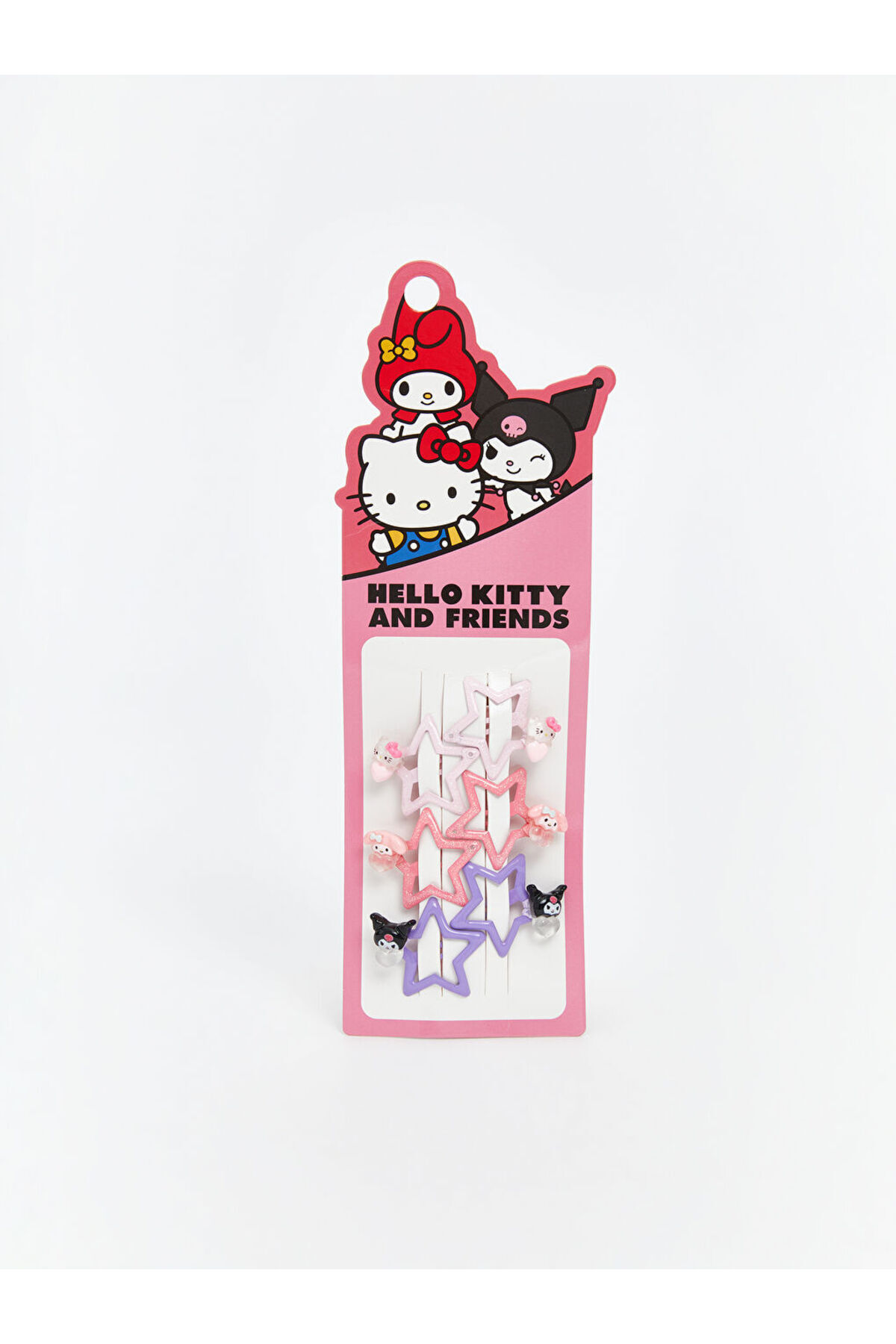LC Waikiki-Sparkling Selections from Shining Store |   Hello Kitty Printed Girl's Buckle Set of 6 1
