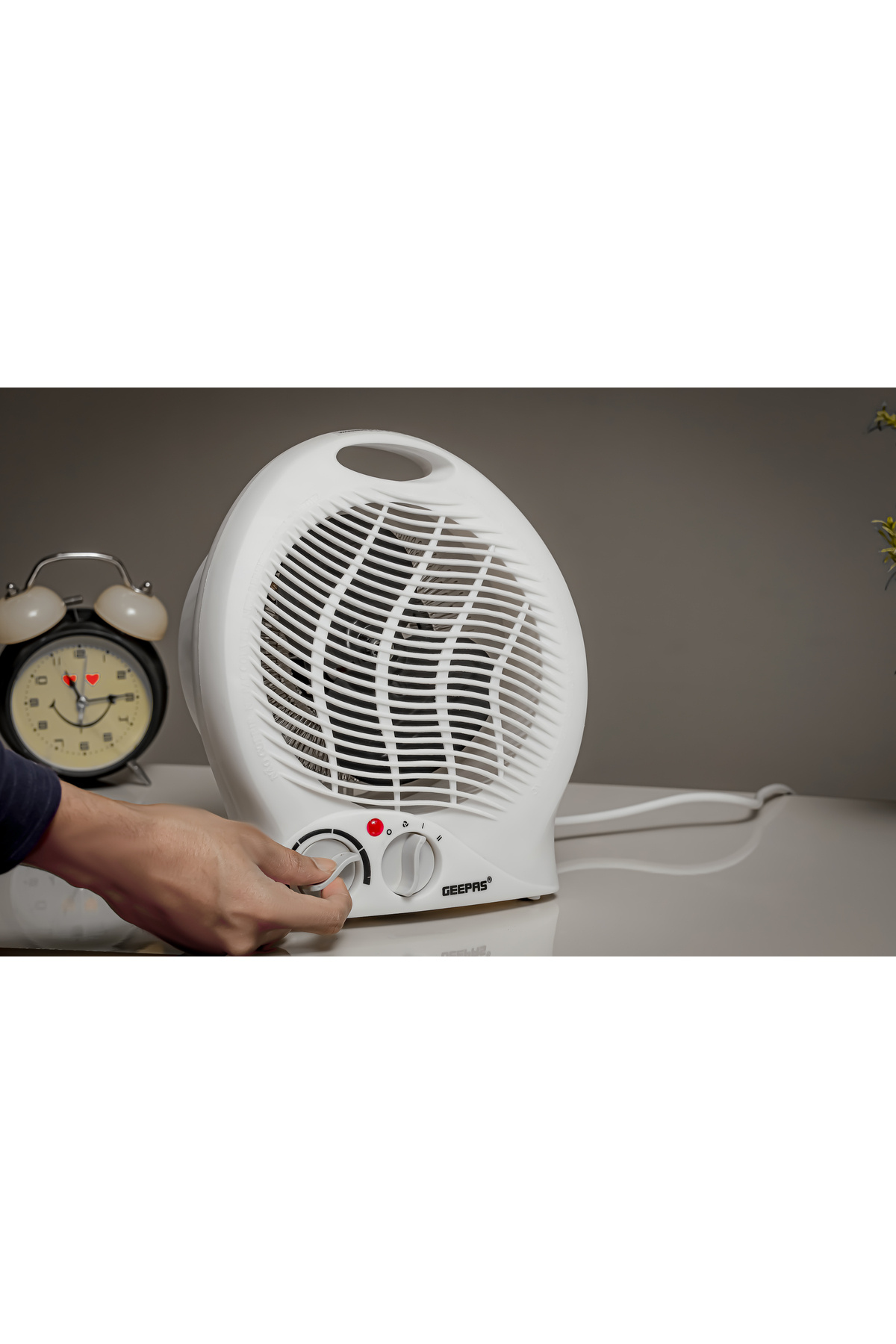 Geepas-Fan Heater- GFH9521| High Performance Fan with 3-Speed Controls and 2 Heating Power 4