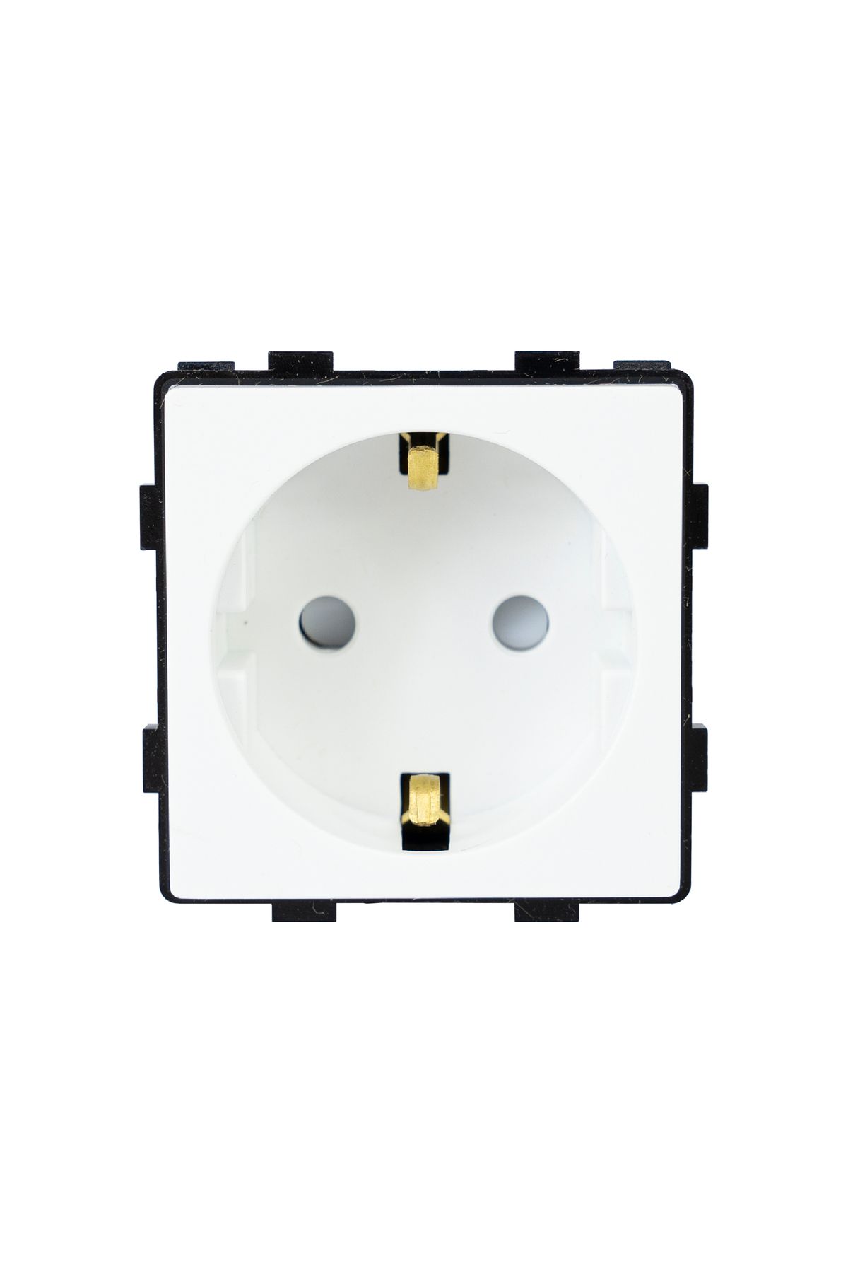 PNI-Single modular socket WP331, 16A, schuko, for glass frame 1