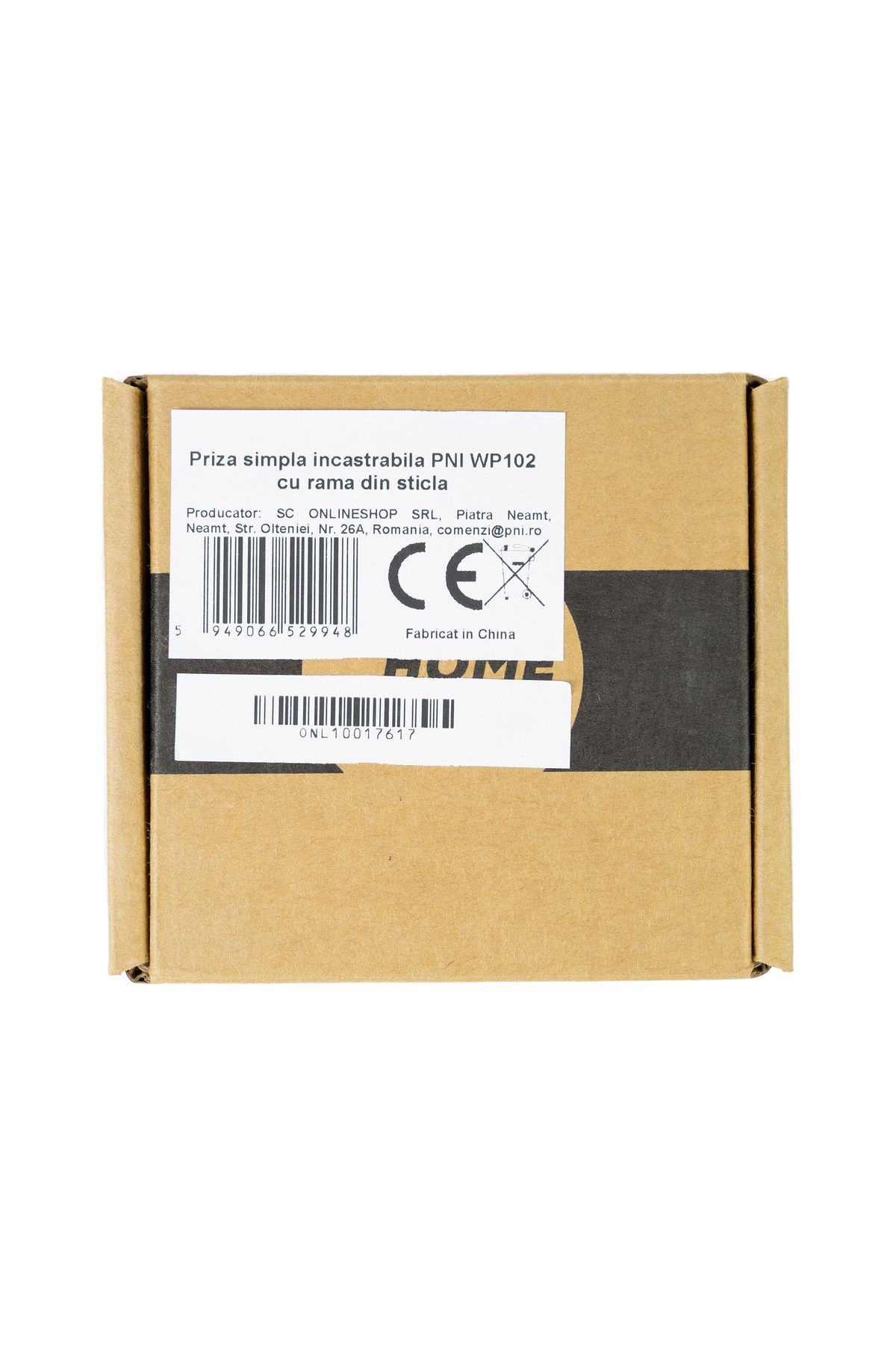 PNI-Single recessed socket WP102 with glass frame 5
