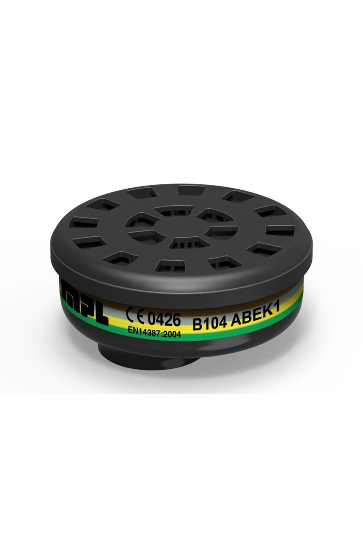 Genel Markalar MPL B104 ABEK1 Organik-İnorganik Gaz ve Amonyak Maske Filtresi (V-800 MASKE UYUMLU)