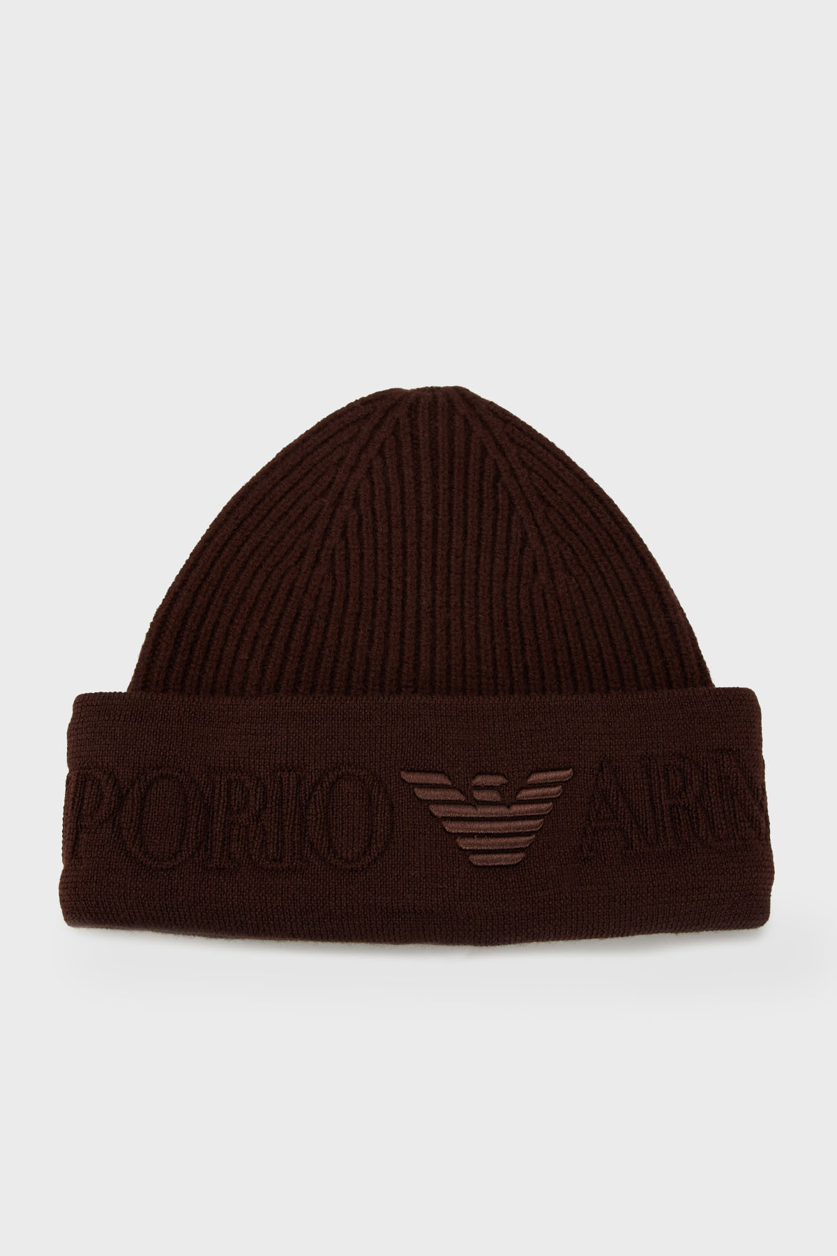 امپوریو آرمانی لوگوی پشمی Beret مردانه BEANIE EM003750 AF19896 U6279