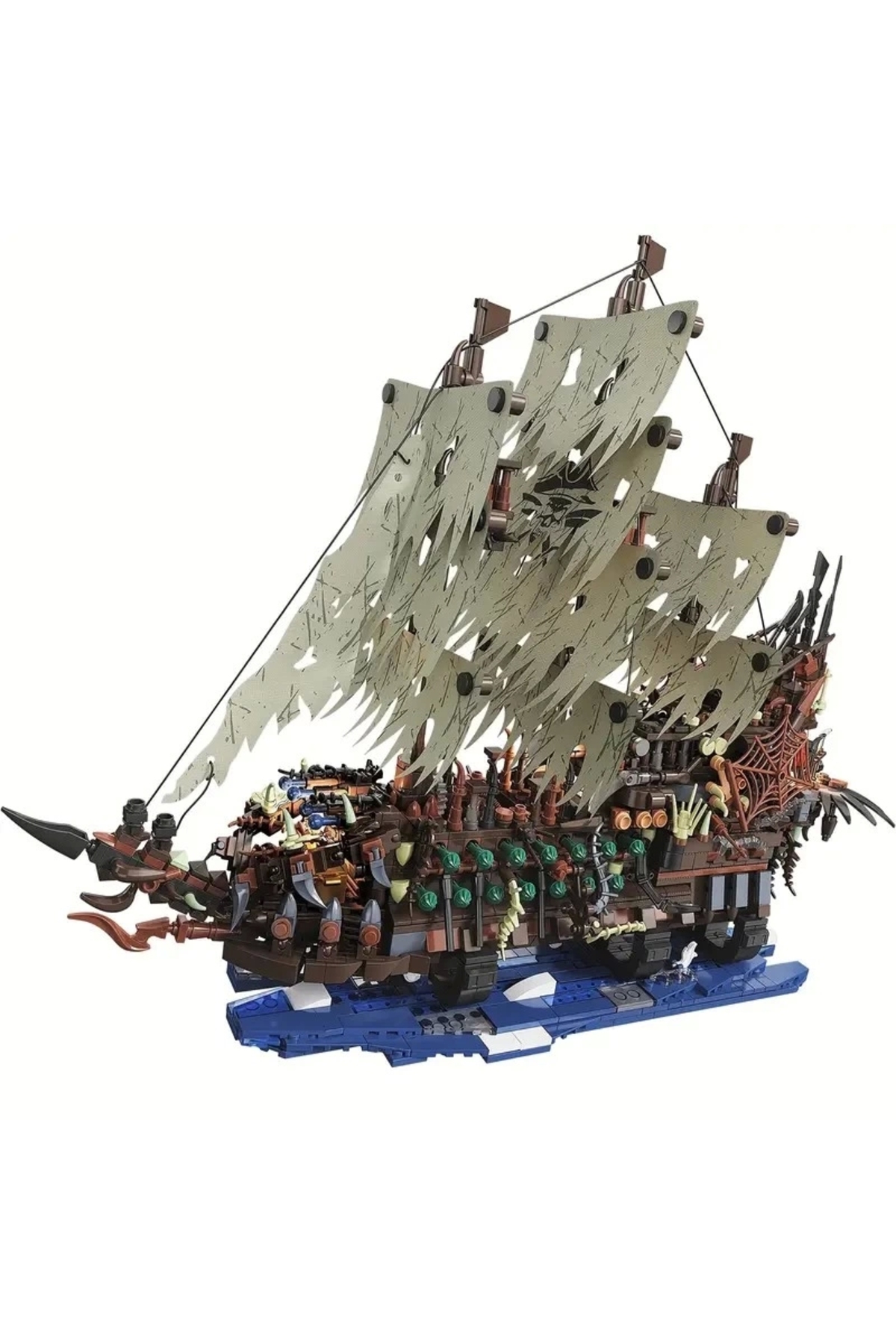 مجموعه بلوک‌های ساختمانی کشتی دزدان دریایی، ۲۱۵۹ قطعه، مدل مینیاتوری کلاسیک، هدیه عالی برای بزرگسالان