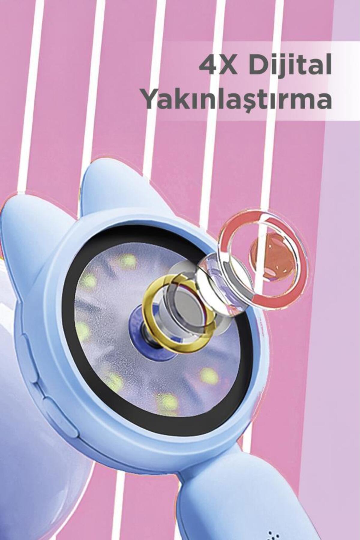 Torima Mini Dijital Mikroskop Led Işıklı HD IPS Ekranlı Eğitici Oyuncak TSM02 Mavi fotoğrafı 4 (önizleme)