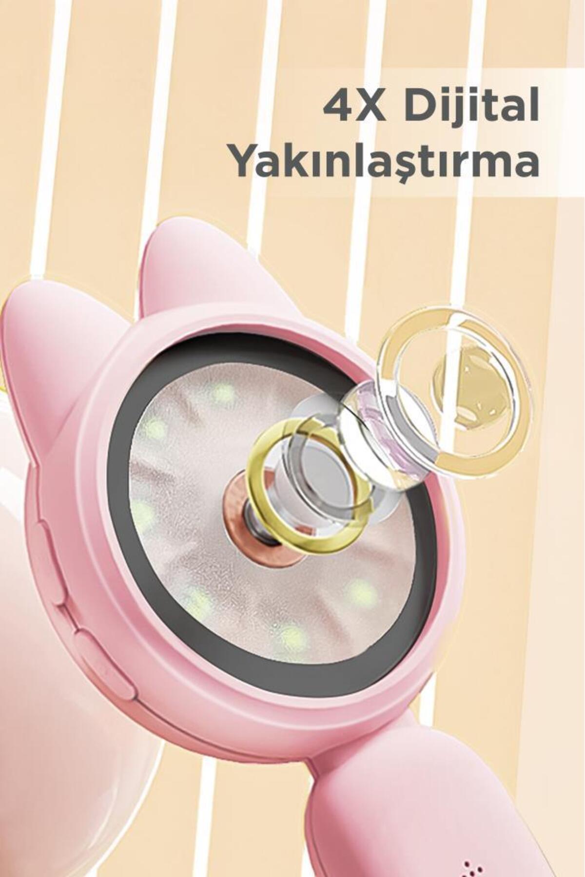 Torima Mini Dijital Mikroskop Led Işıklı HD IPS Ekranlı Eğitici Oyuncak TSM02 Pembe fotoğrafı 4 (önizleme)